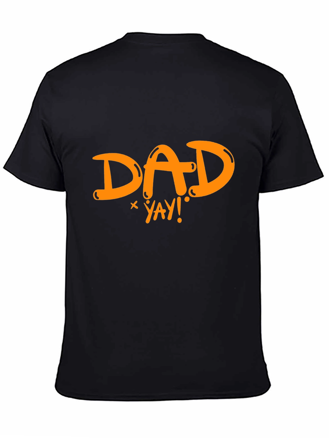 Dad Yay! Graphic Black T-Shirt