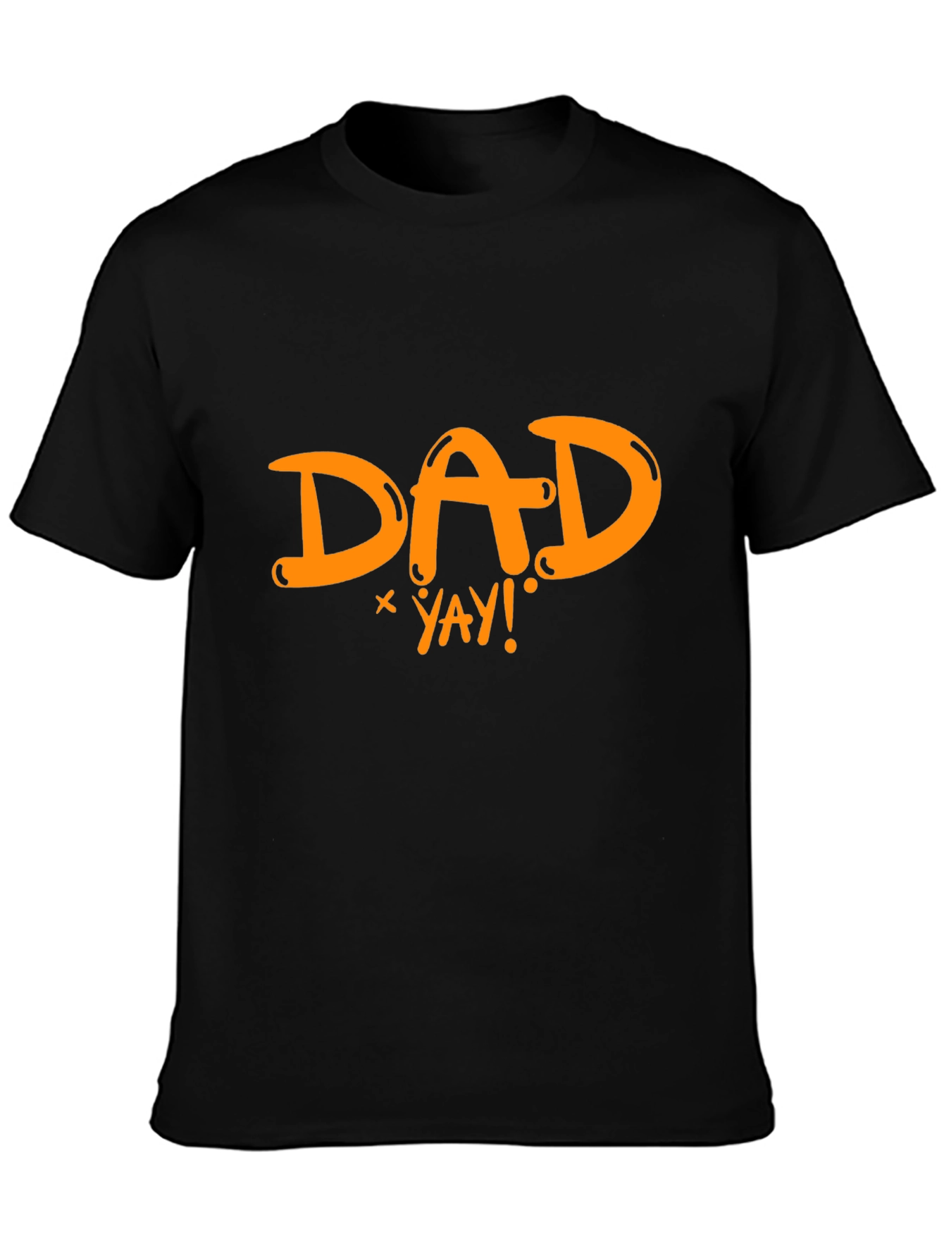Dad Yay! Graphic Black T-Shirt
