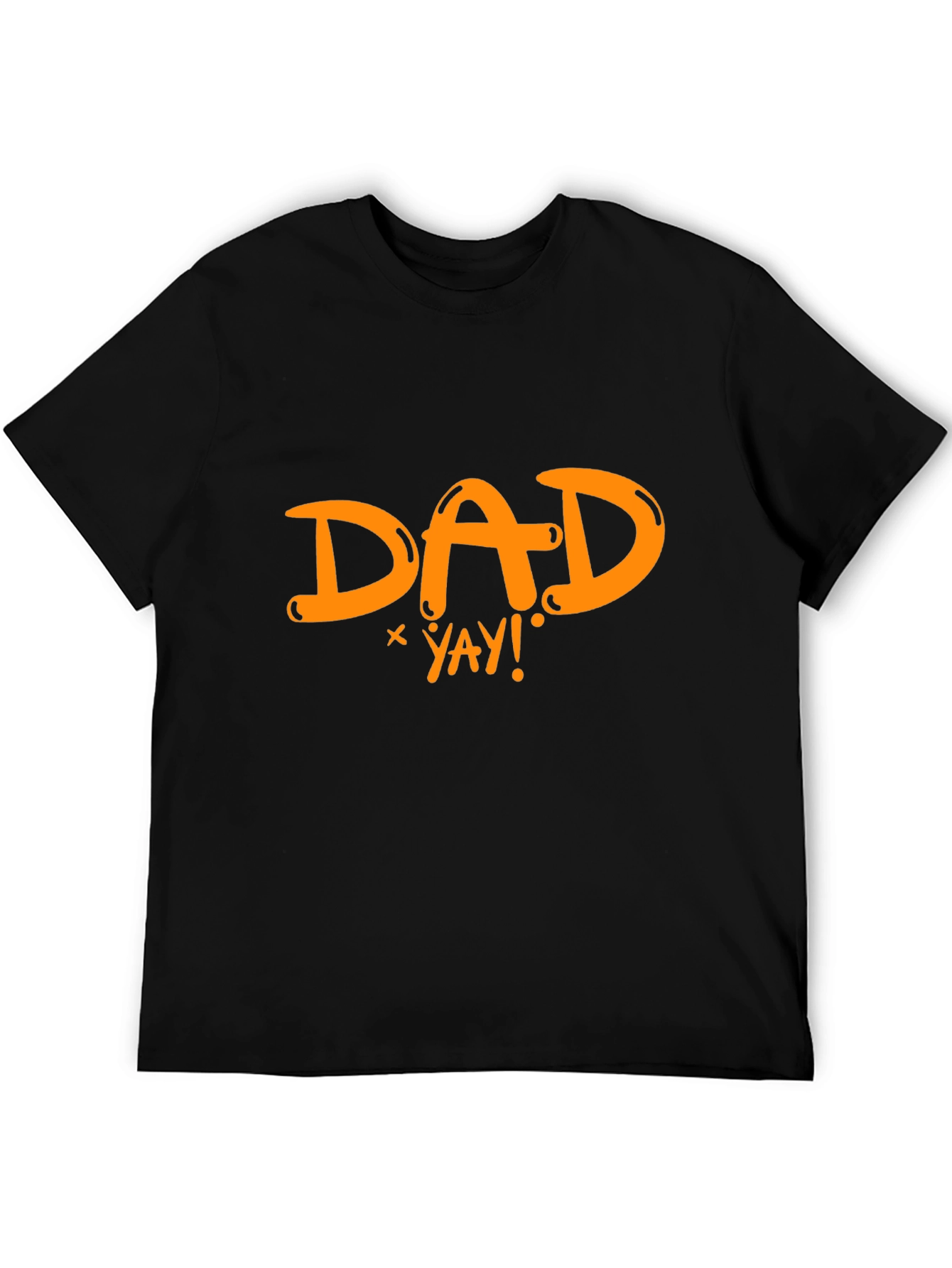 Dad Yay! Graphic Black T-Shirt