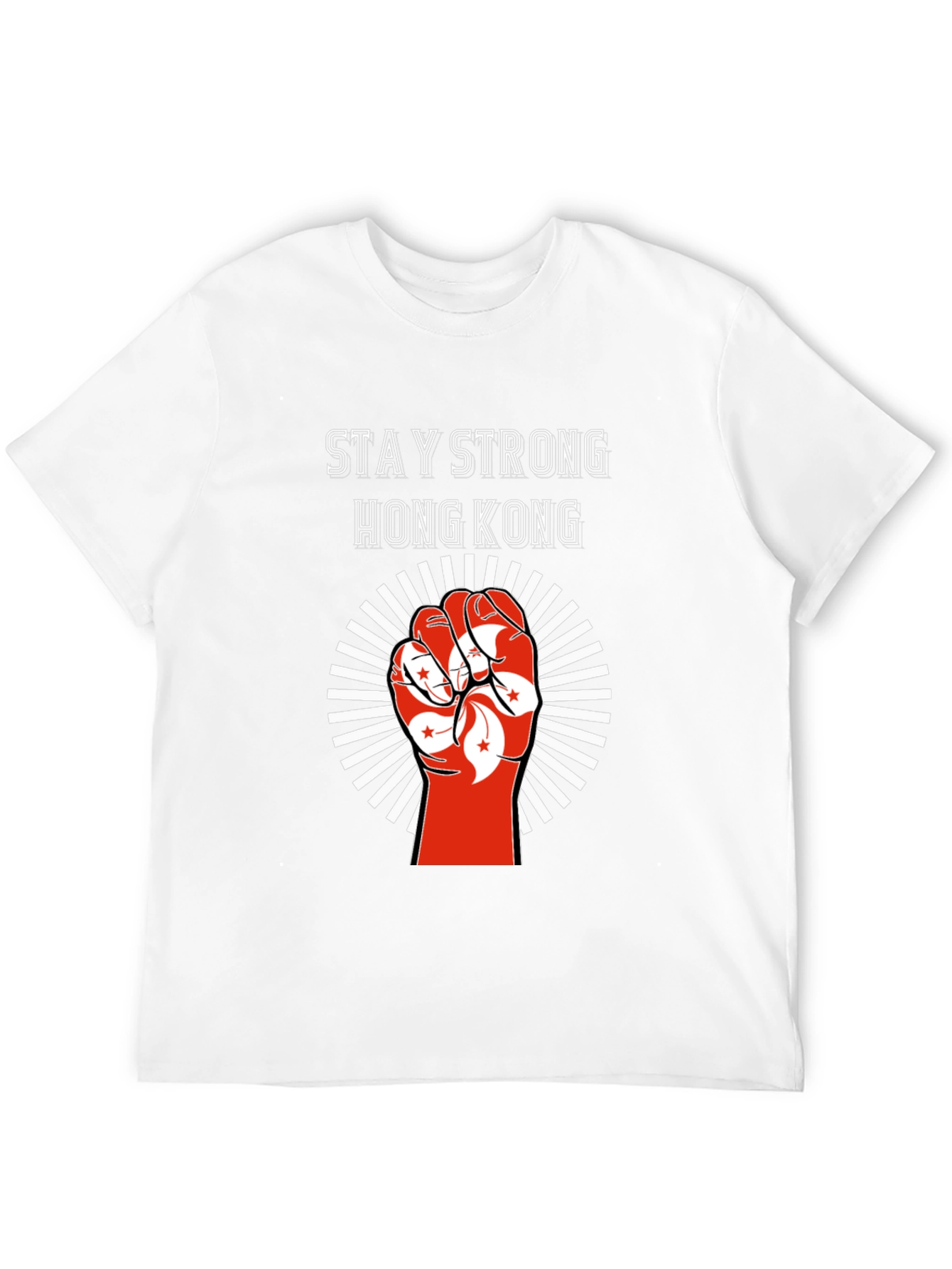 Stay Strong Hong Kong Graphic Tee - Black