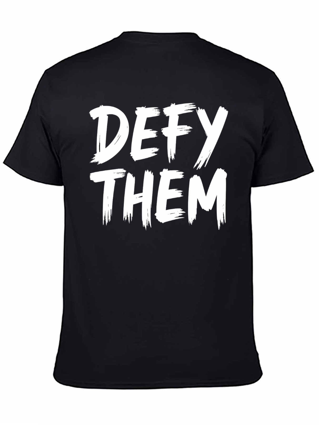 Defy Them Graphic T-Shirt - Bold Statement Tee