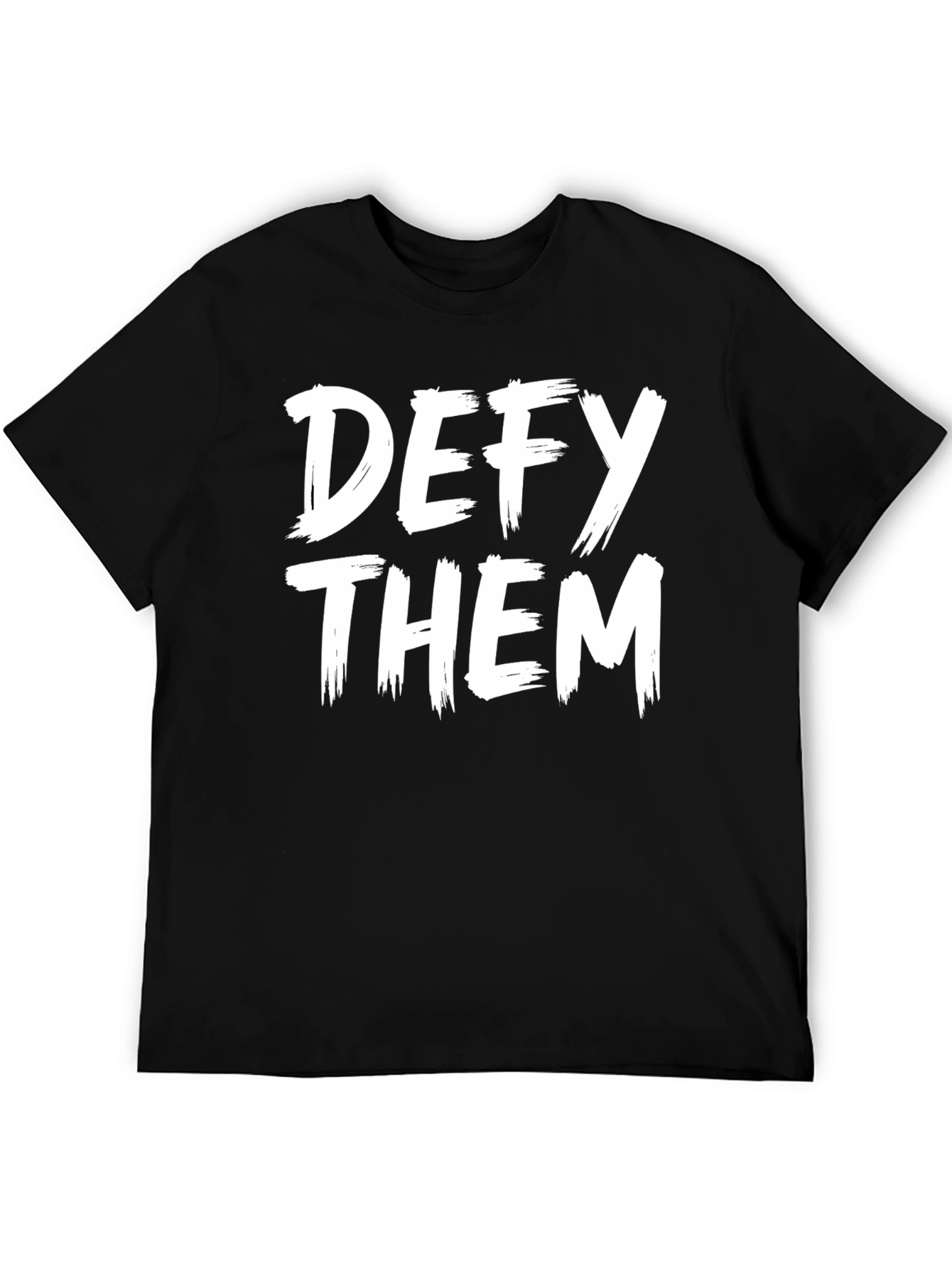 Defy Them Graphic T-Shirt - Bold Statement Tee