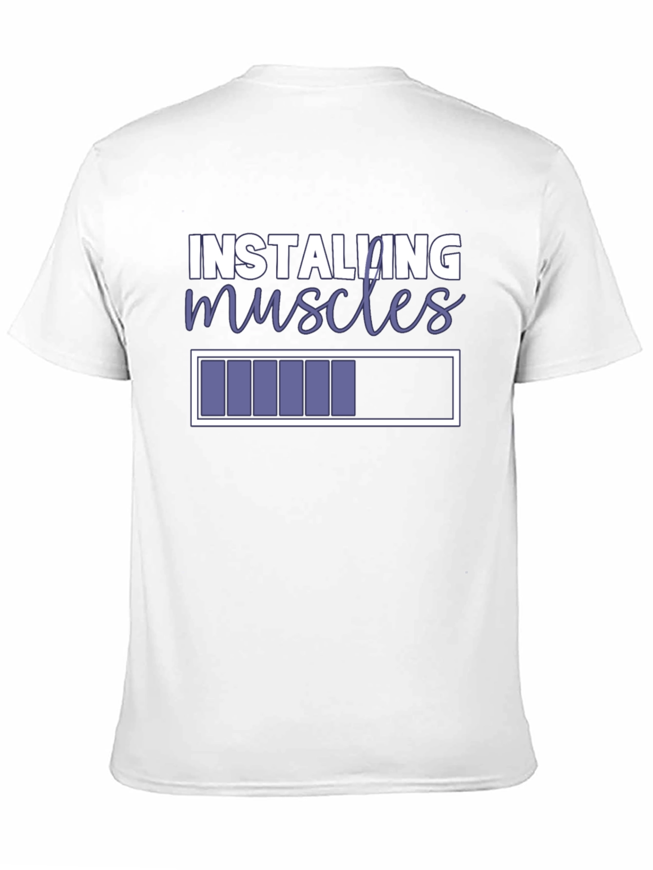 Installing Muscles T-Shirt - Funny Gym Workout Tee