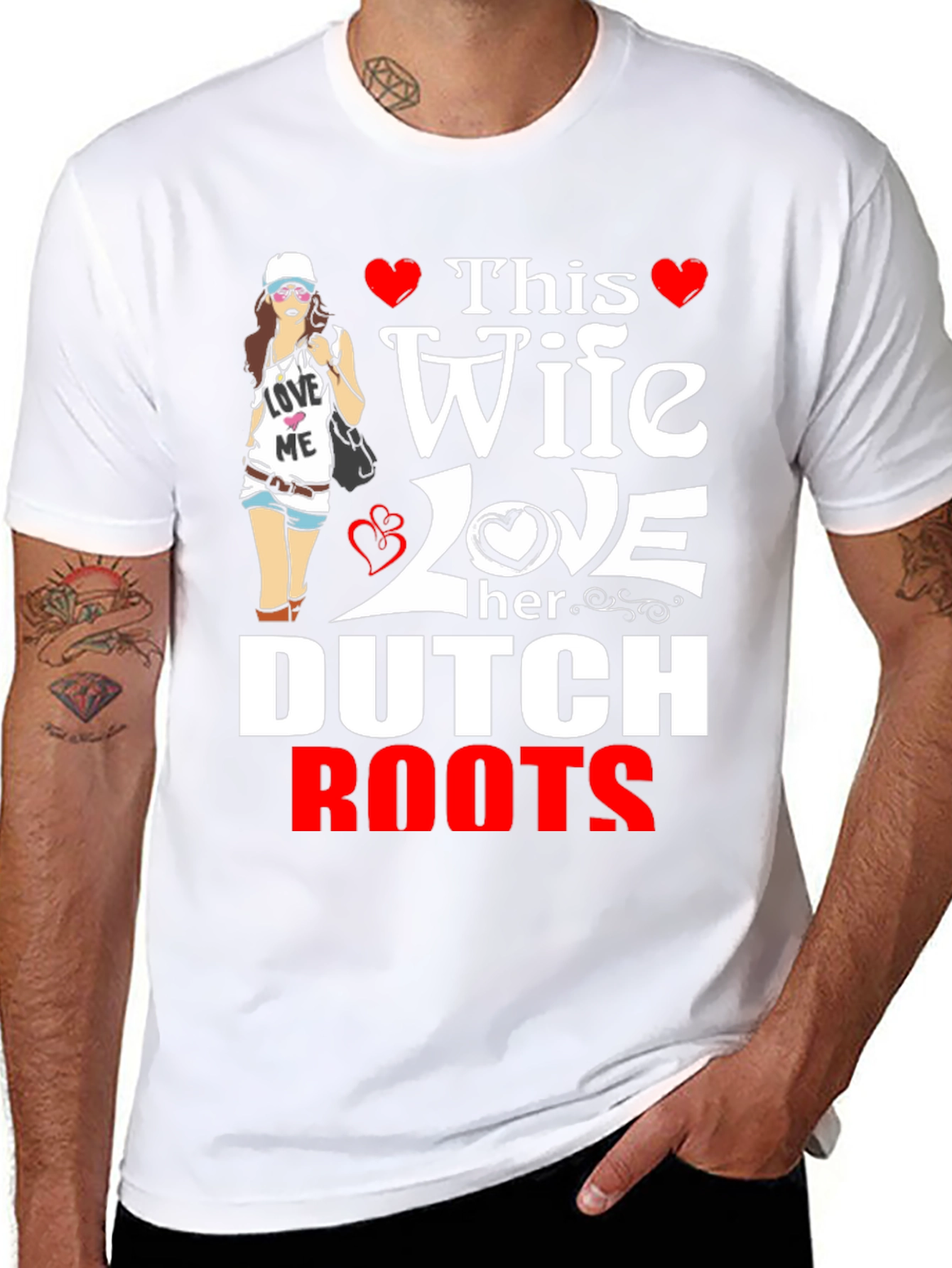 This Wife Loves Her Dutch Roots T-Shirt