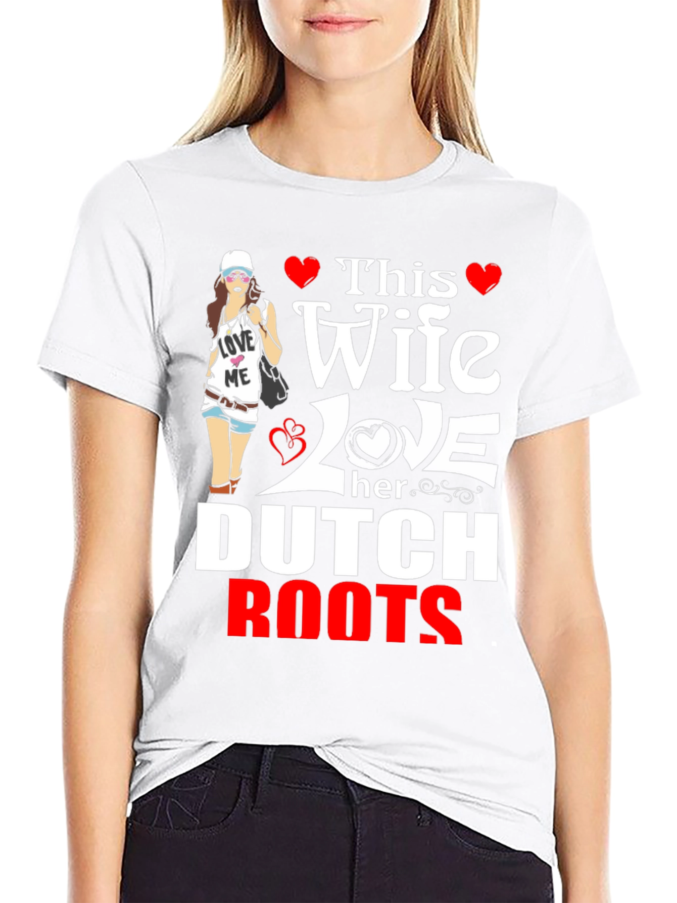 This Wife Loves Her Dutch Roots T-Shirt