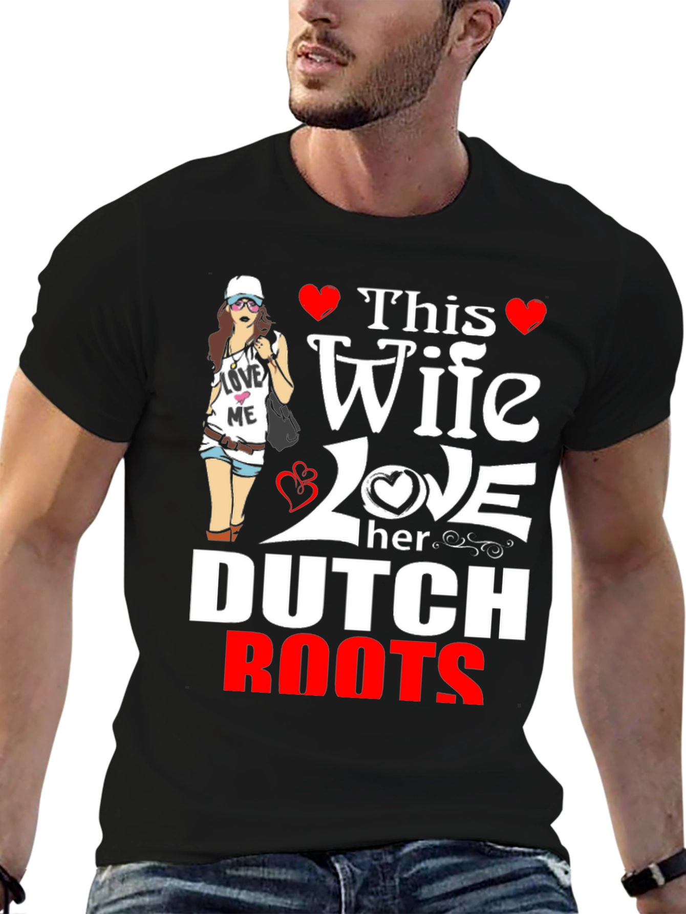 This Wife Loves Her Dutch Roots T-Shirt