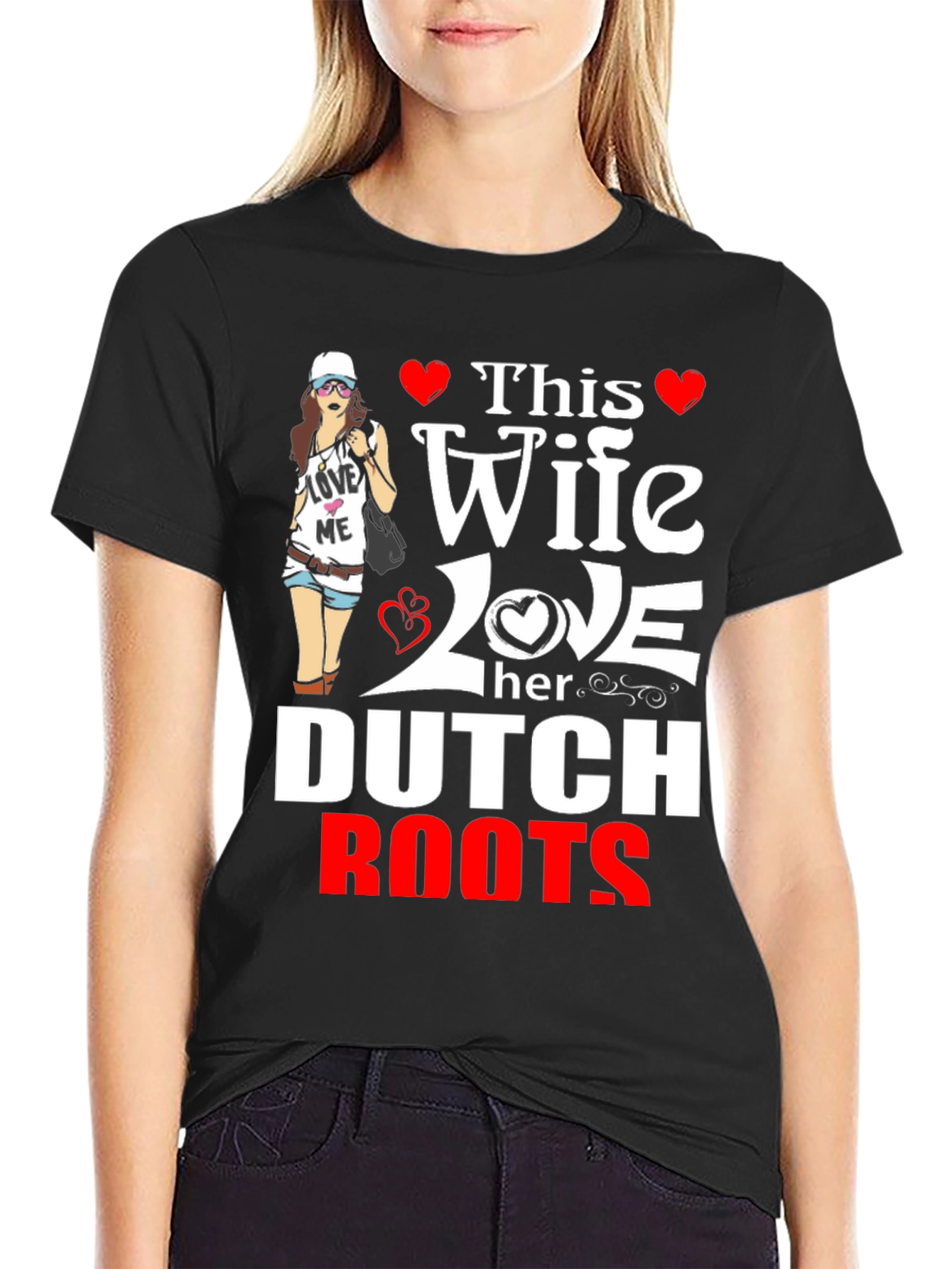 This Wife Loves Her Dutch Roots T-Shirt