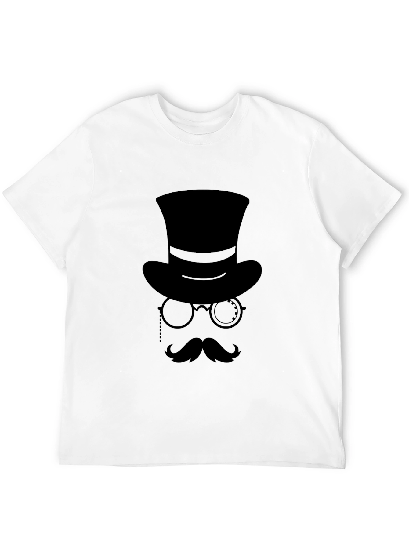Gentleman Graphic Tee - Top Hat & Monocle