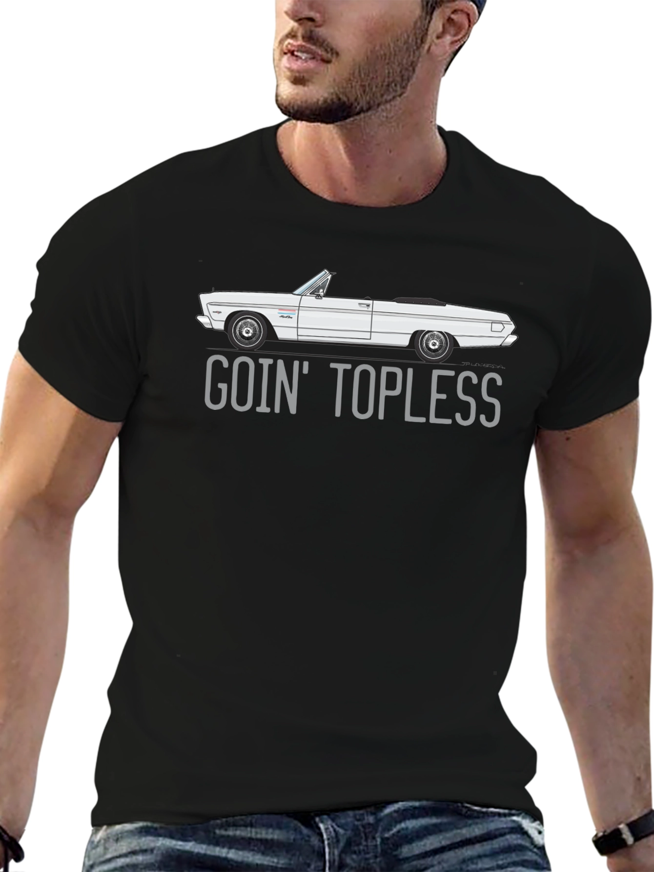 Goin Topless Convertible Car T-Shirt