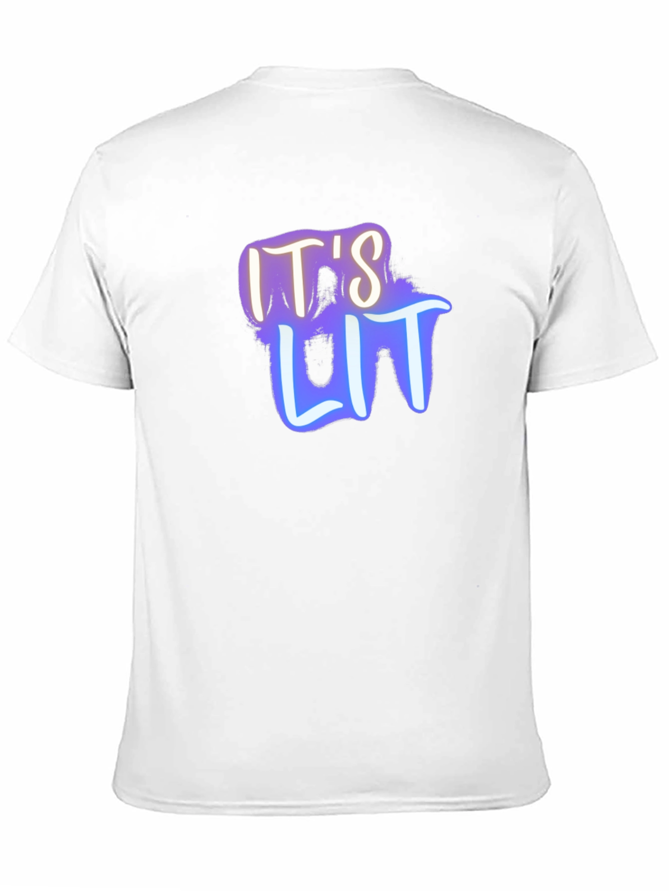 Its Lit Graphic Tee - Black Cotton T-Shirt