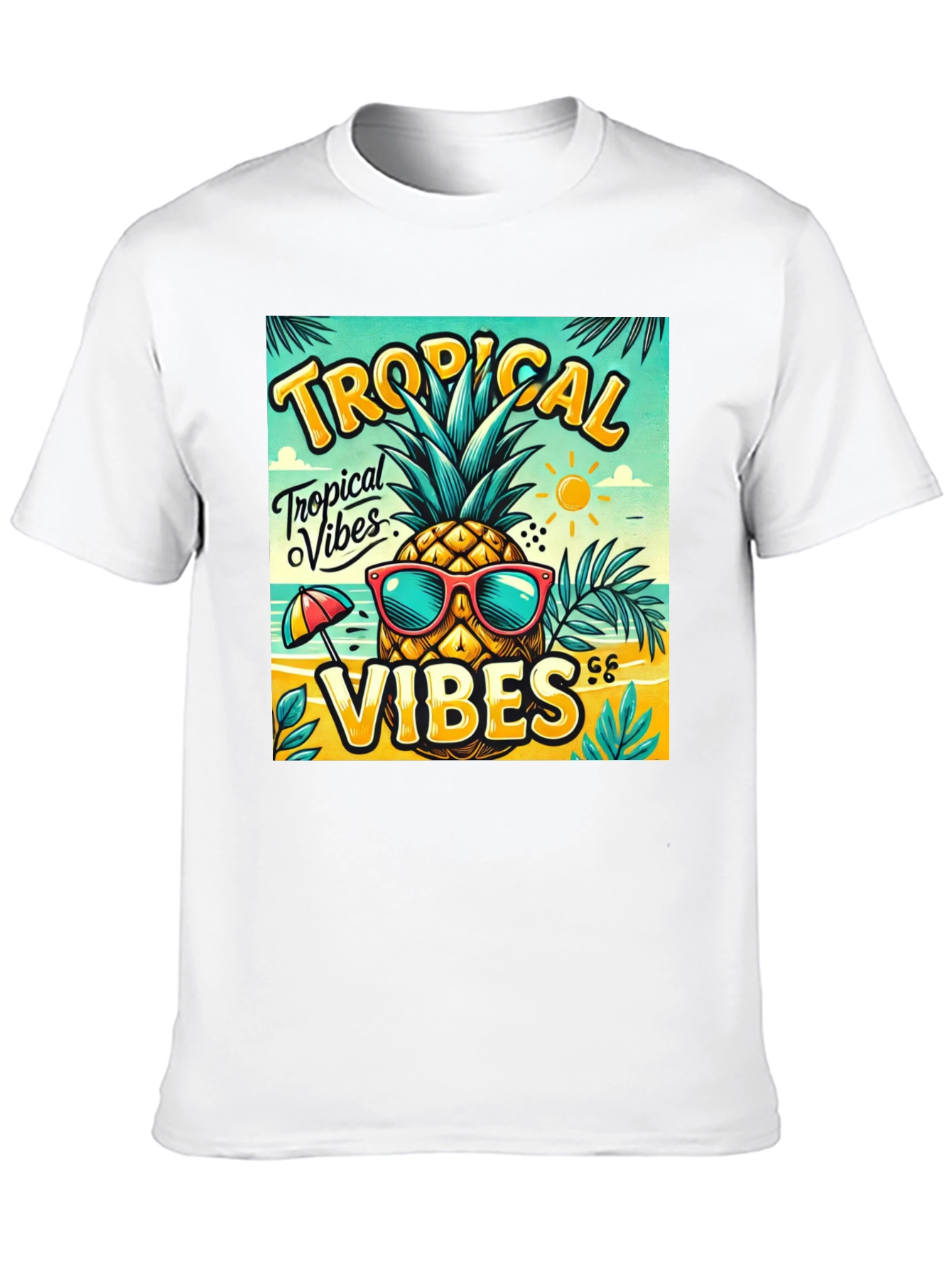 Tropical Vibes Pineapple T-Shirt