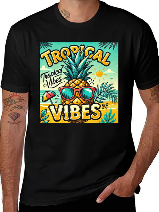 Tropical Vibes Pineapple T-Shirt