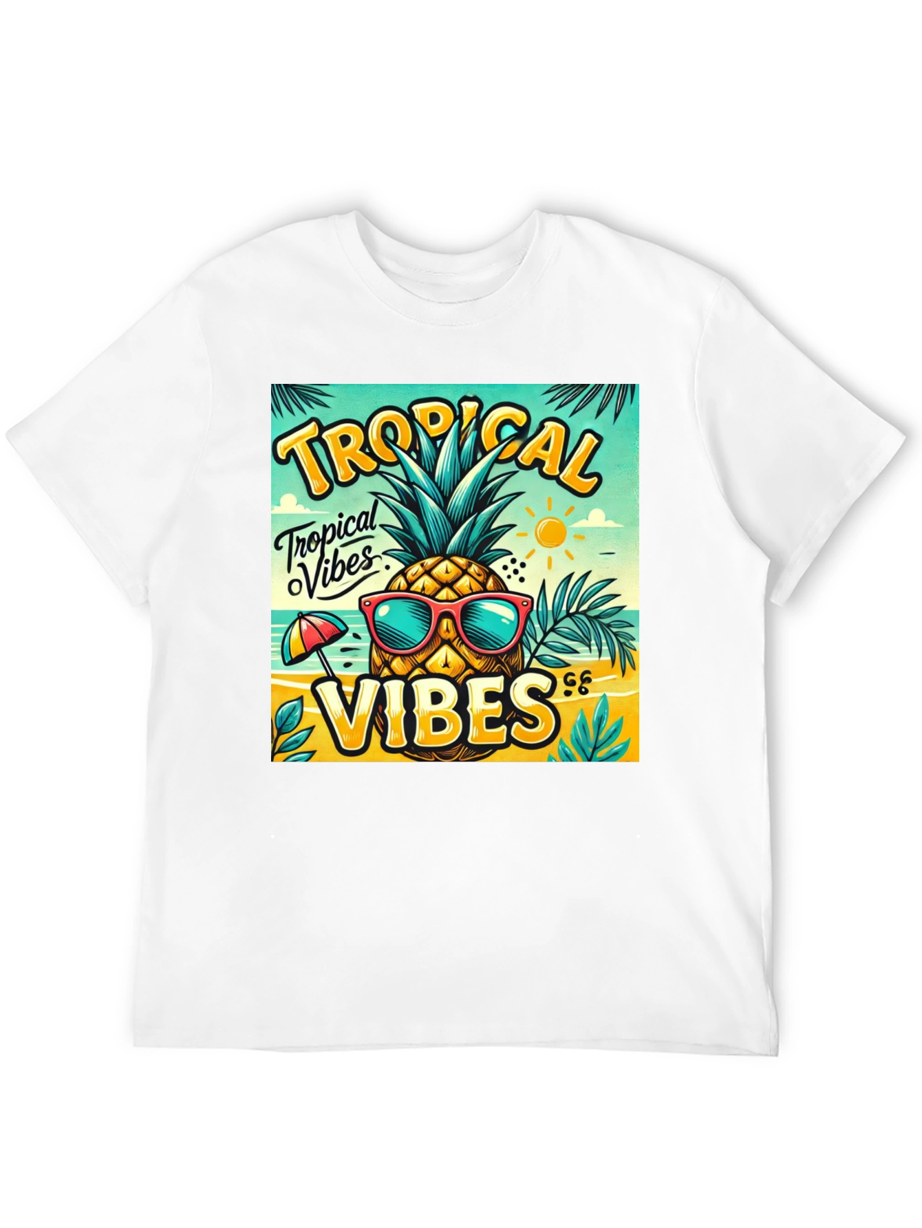 Tropical Vibes Pineapple T-Shirt