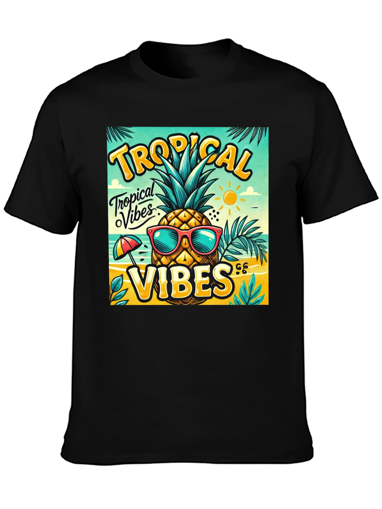 Tropical Vibes Pineapple T-Shirt