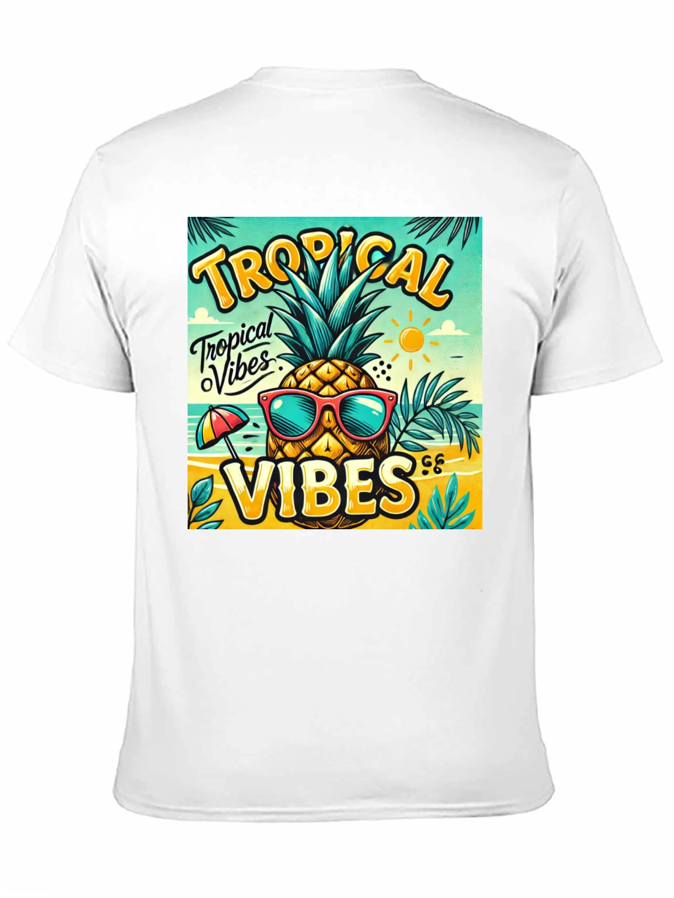 Tropical Vibes Pineapple T-Shirt