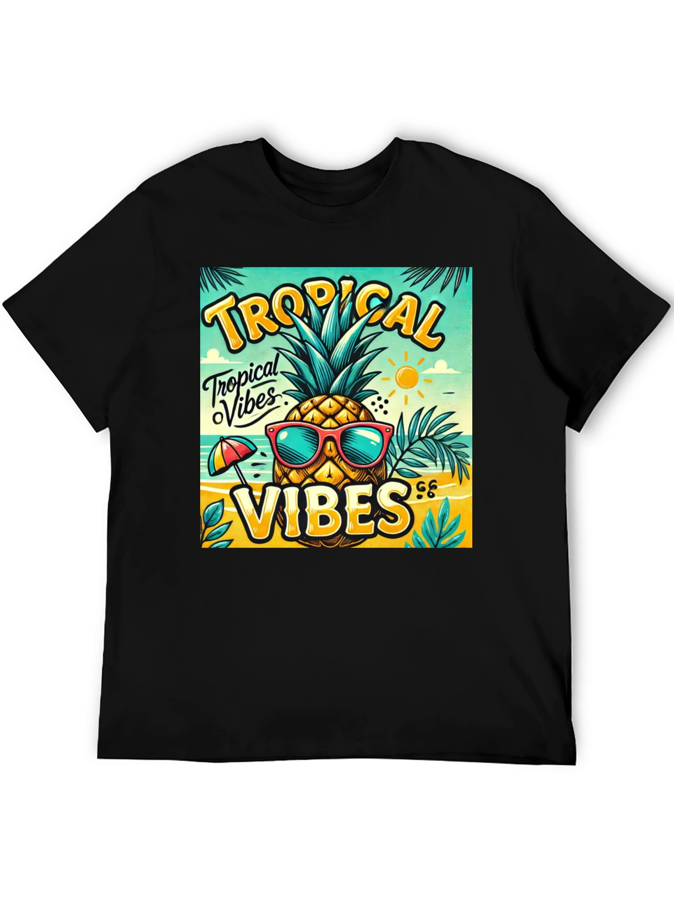 Tropical Vibes Pineapple T-Shirt