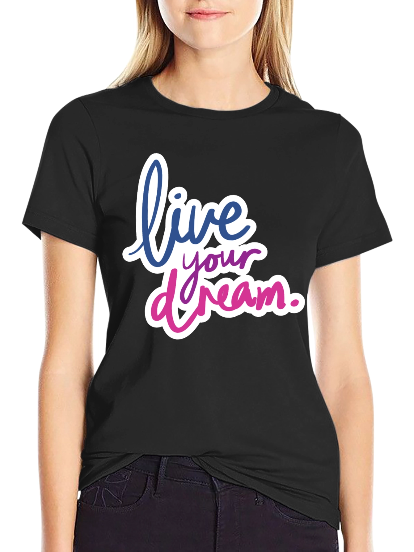 Live Your Dream Black T-Shirt