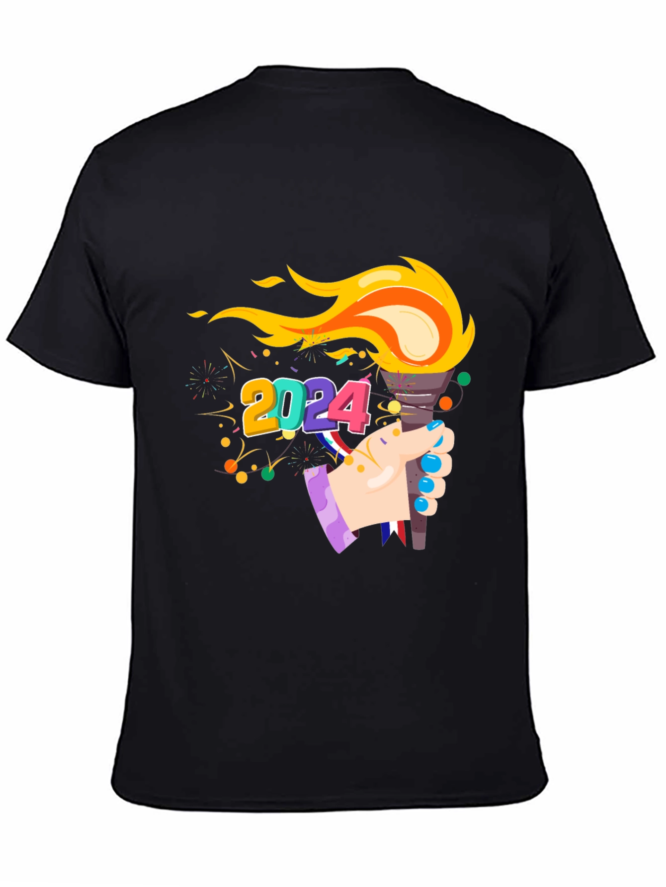 2024 Olympics Torch Graphic Tee