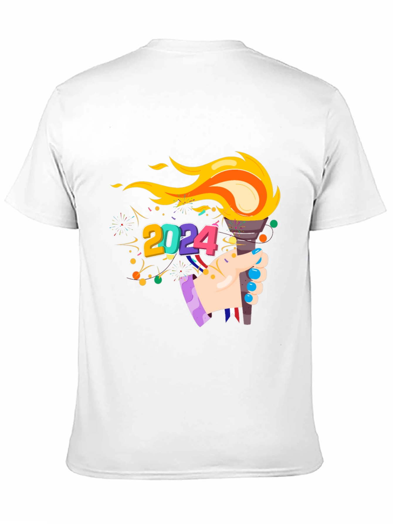 2024 Olympics Torch Graphic Tee