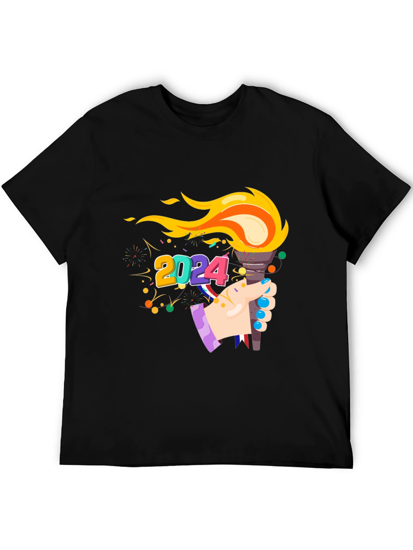 2024 Olympics Torch Graphic Tee