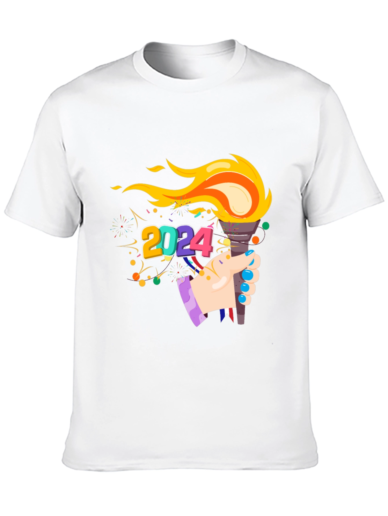 2024 Olympics Torch Graphic Tee