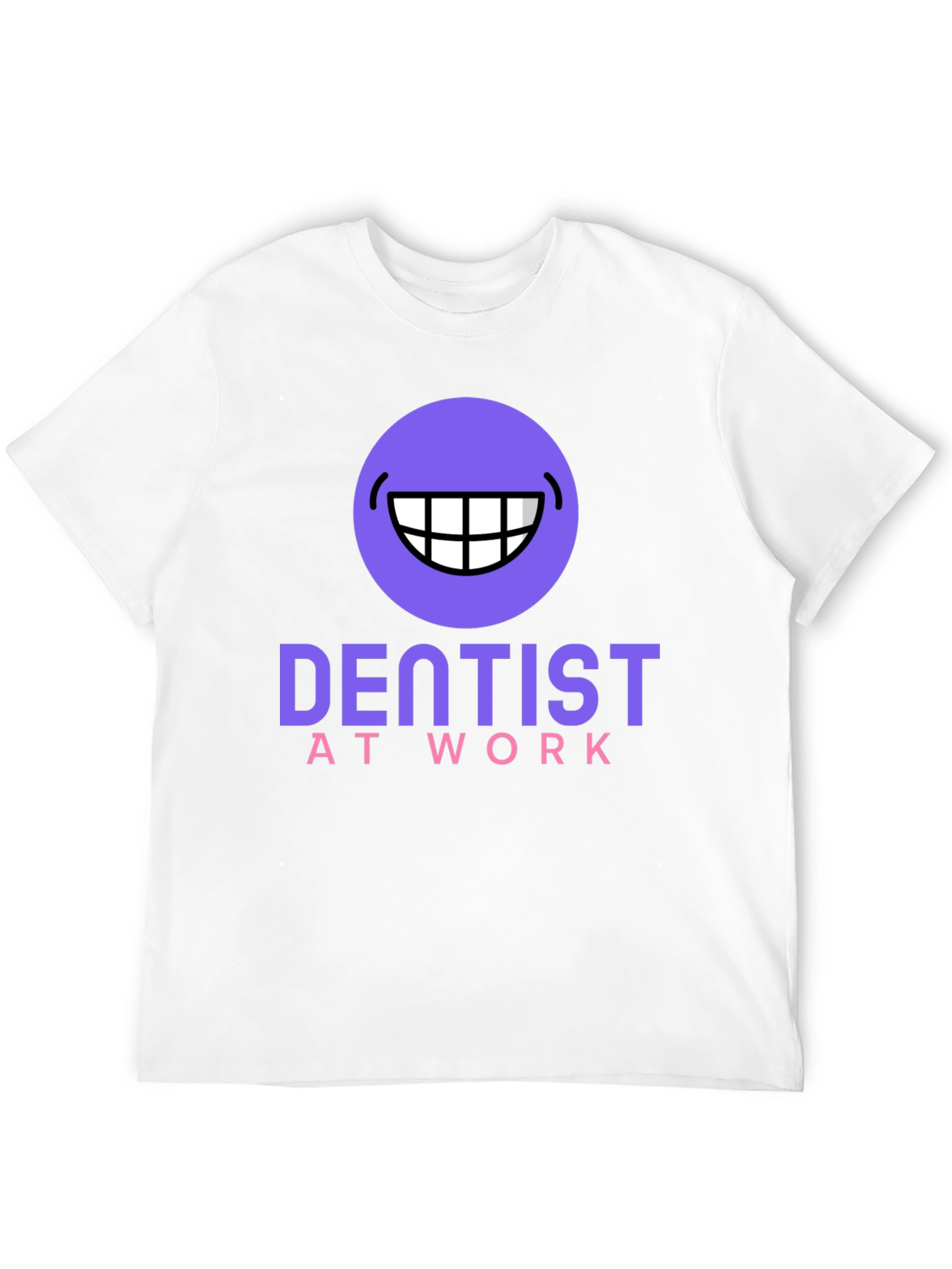 Dentist At Work Graphic T-Shirt - Black Cotton