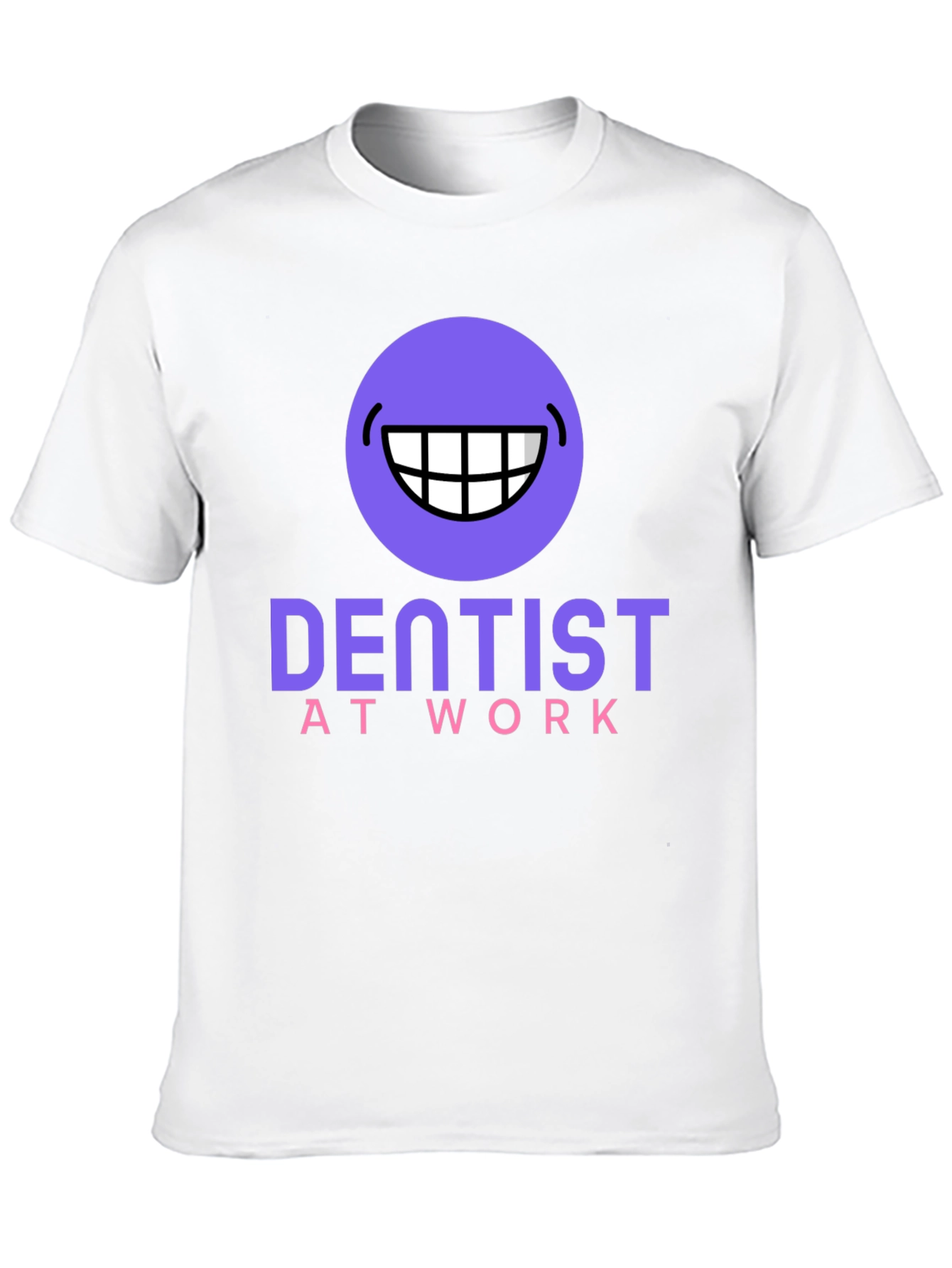 Dentist At Work Graphic T-Shirt - Black Cotton
