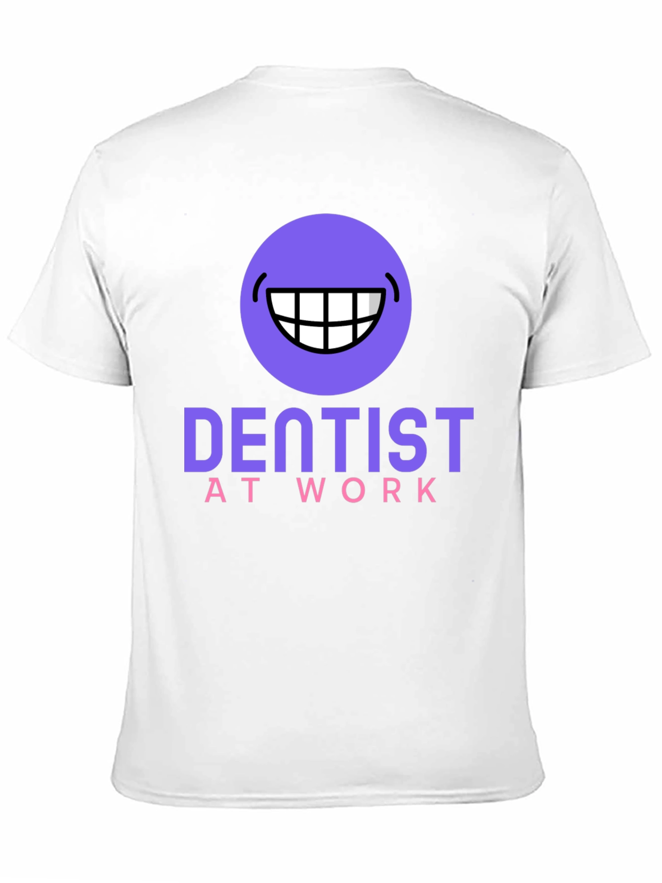 Dentist At Work Graphic T-Shirt - Black Cotton
