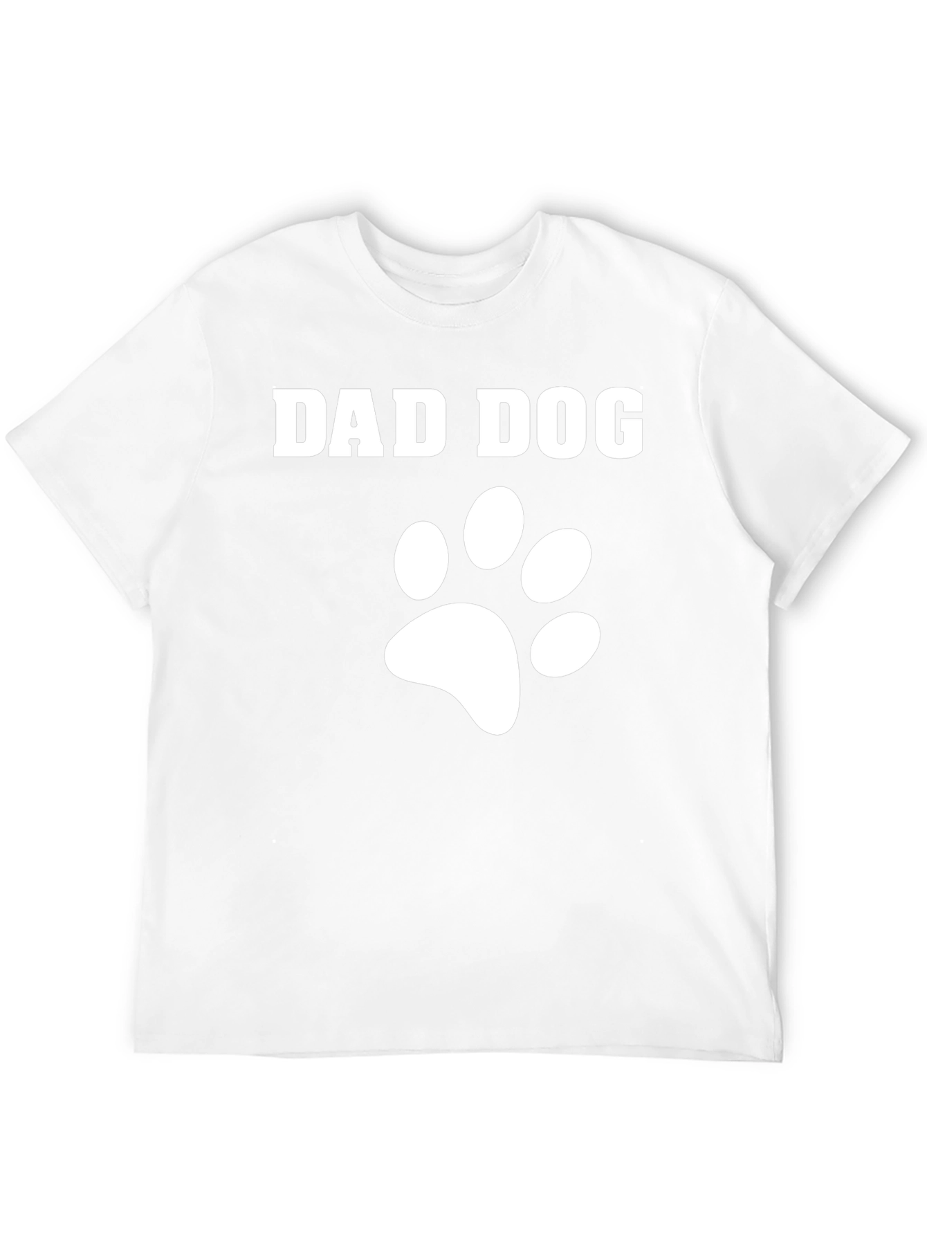 Dad Dog Paw Print T-Shirt - Perfect Gift!
