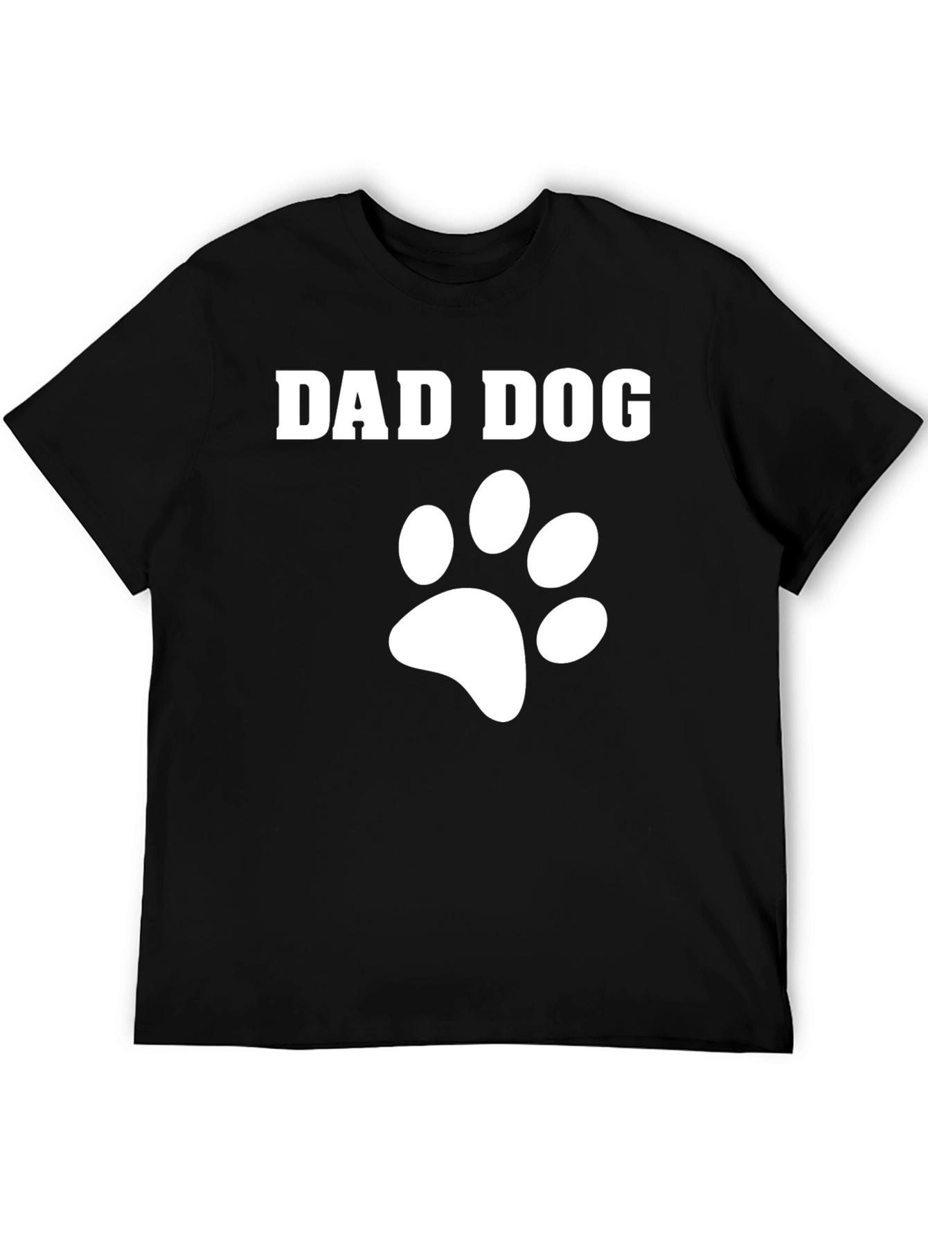 Dad Dog Paw Print T-Shirt - Perfect Gift!