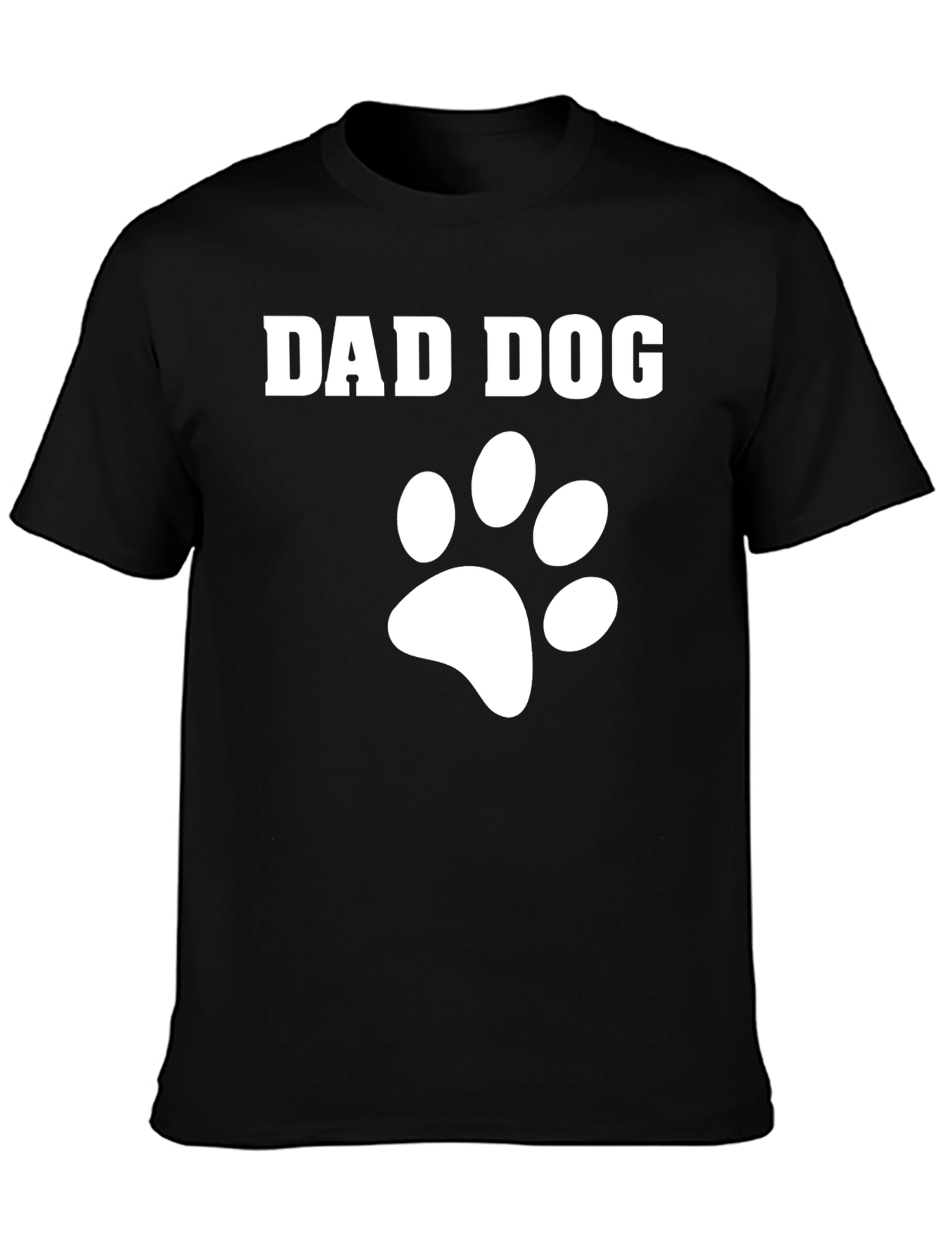 Dad Dog Paw Print T-Shirt - Perfect Gift!