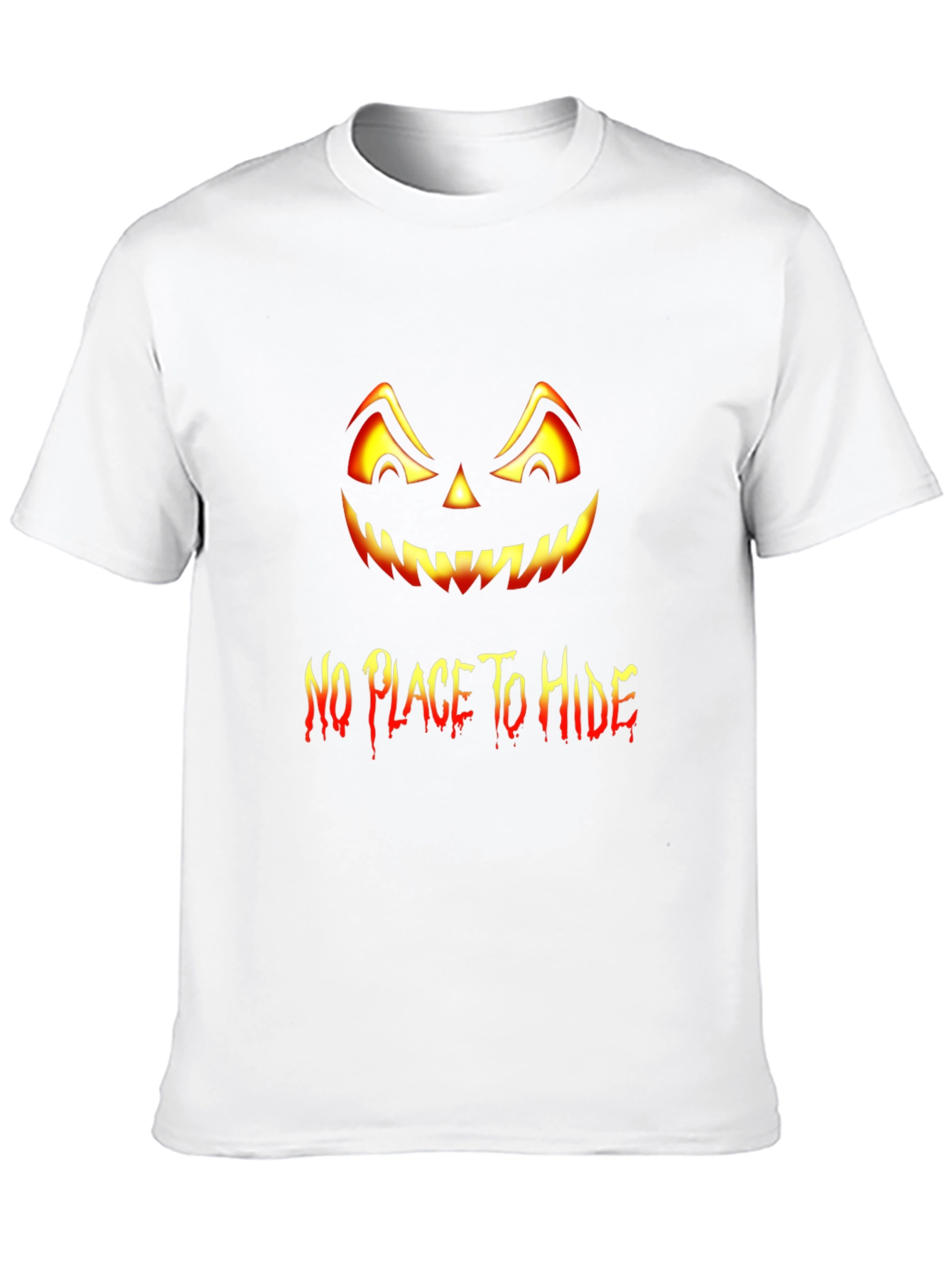 Halloween Graphic Tee - No Place To Hide