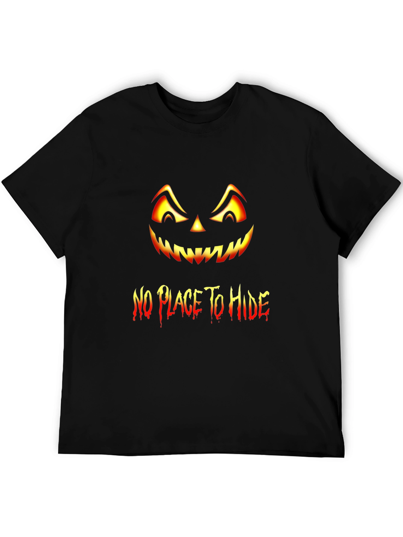 Halloween Graphic Tee - No Place To Hide