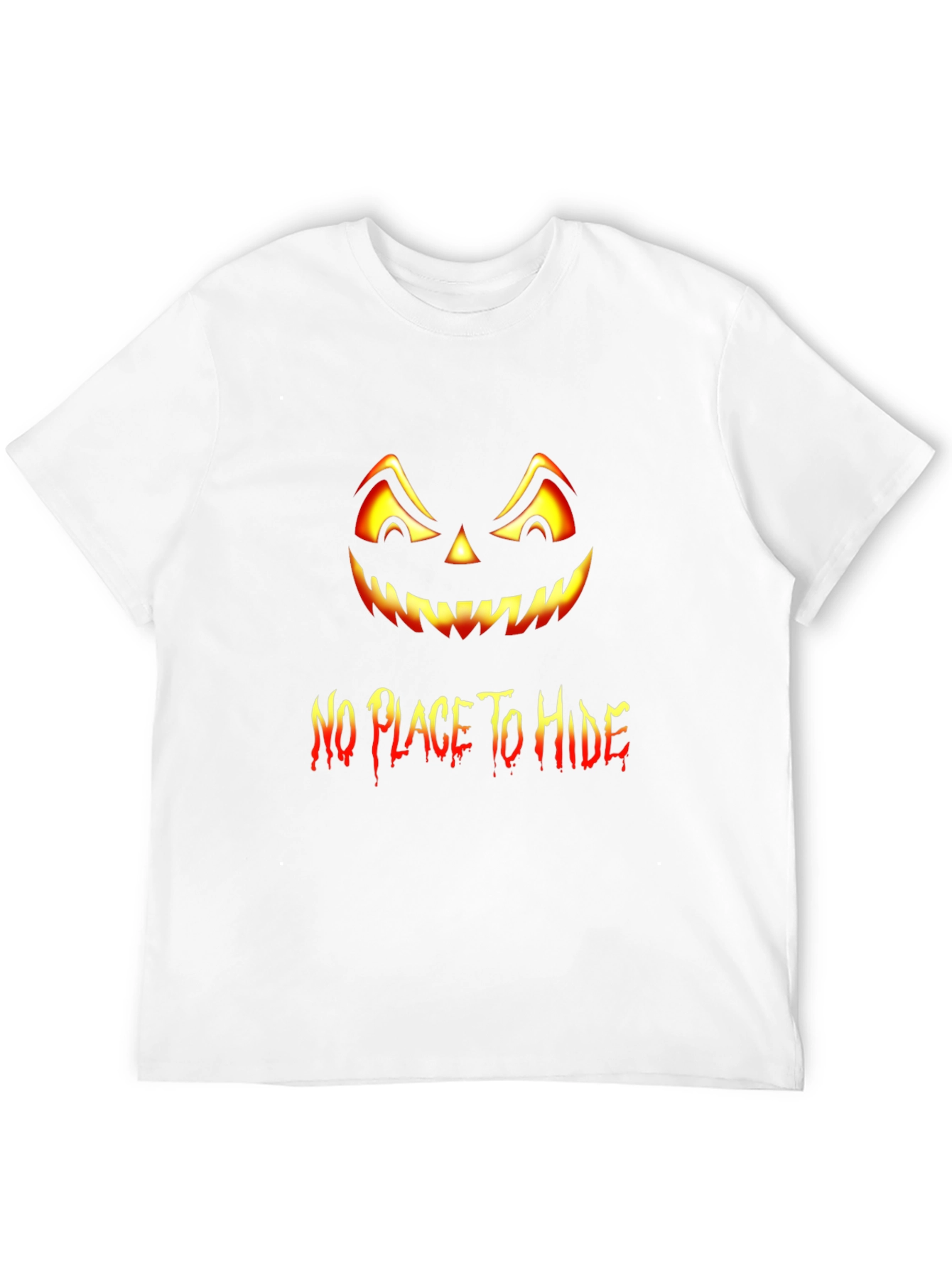 Halloween Graphic Tee - No Place To Hide