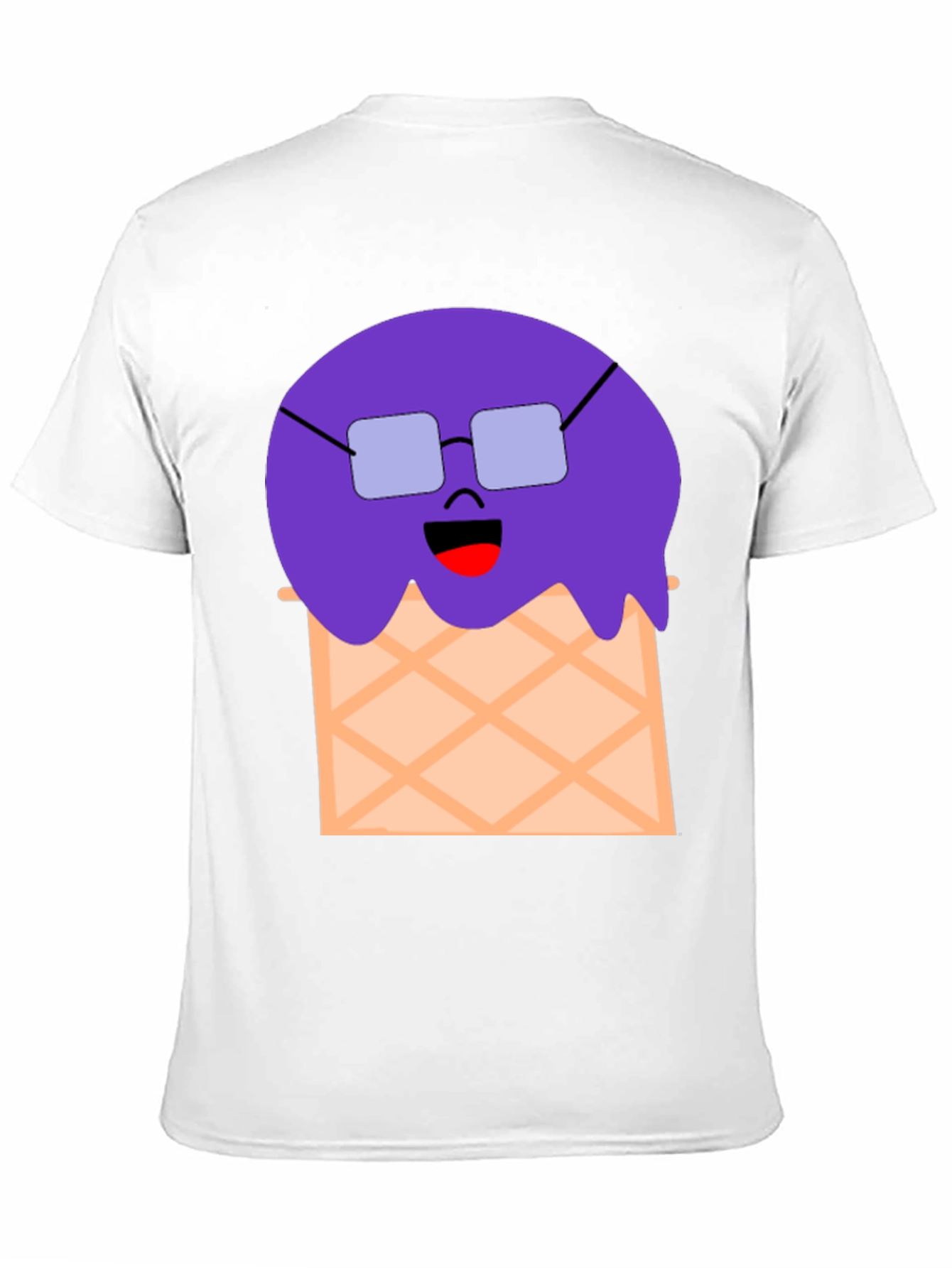 Funny Ice Cream Cone Graphic T-Shirt