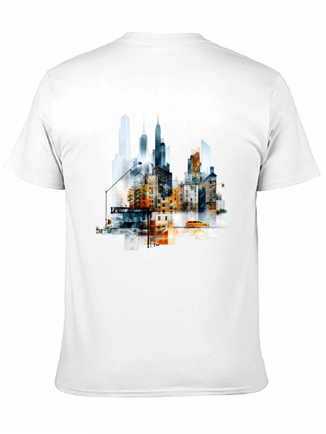 Urban Skyline Graphic Tee - Modern Cityscape Shirt