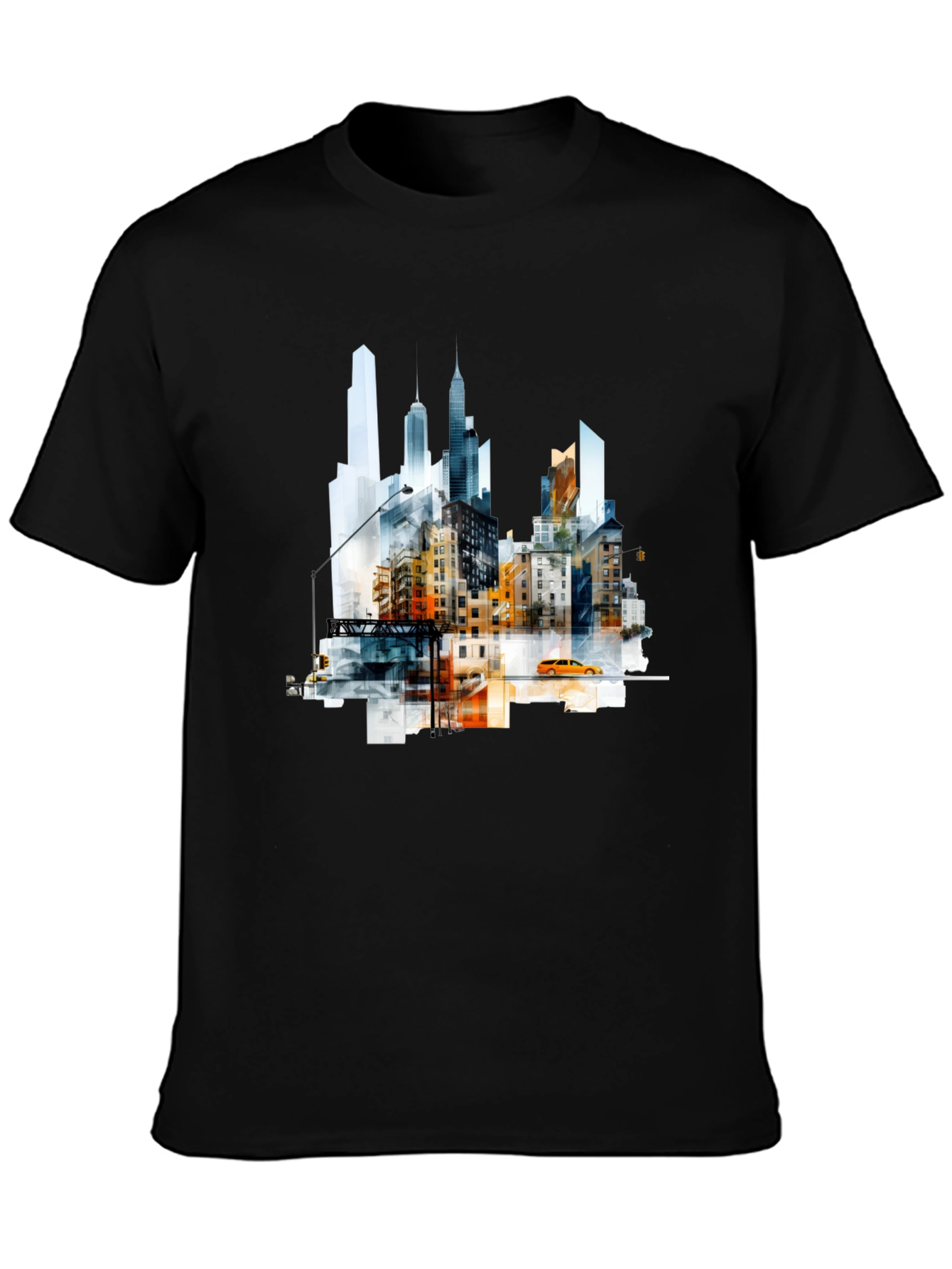 Urban Skyline Graphic Tee - Modern Cityscape Shirt