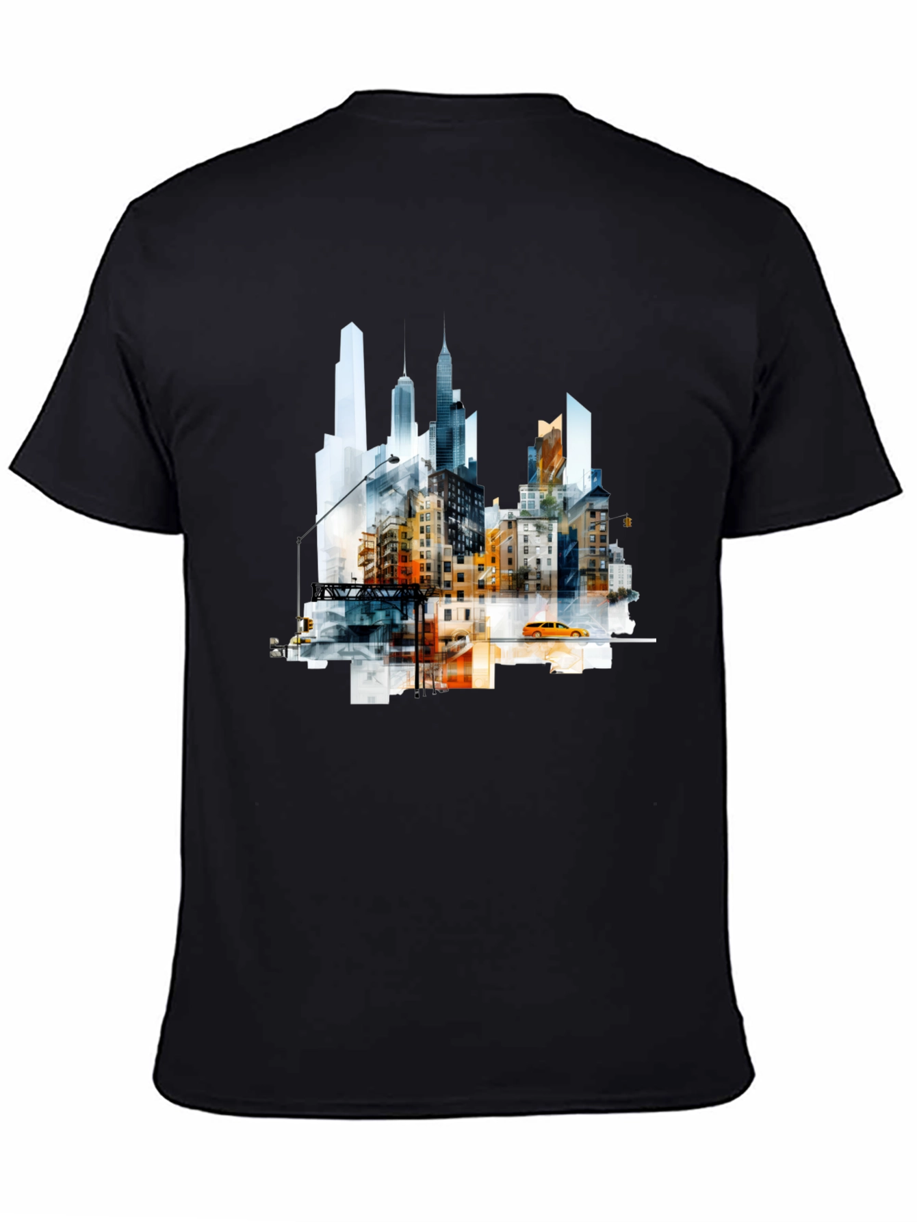 Urban Skyline Graphic Tee - Modern Cityscape Shirt