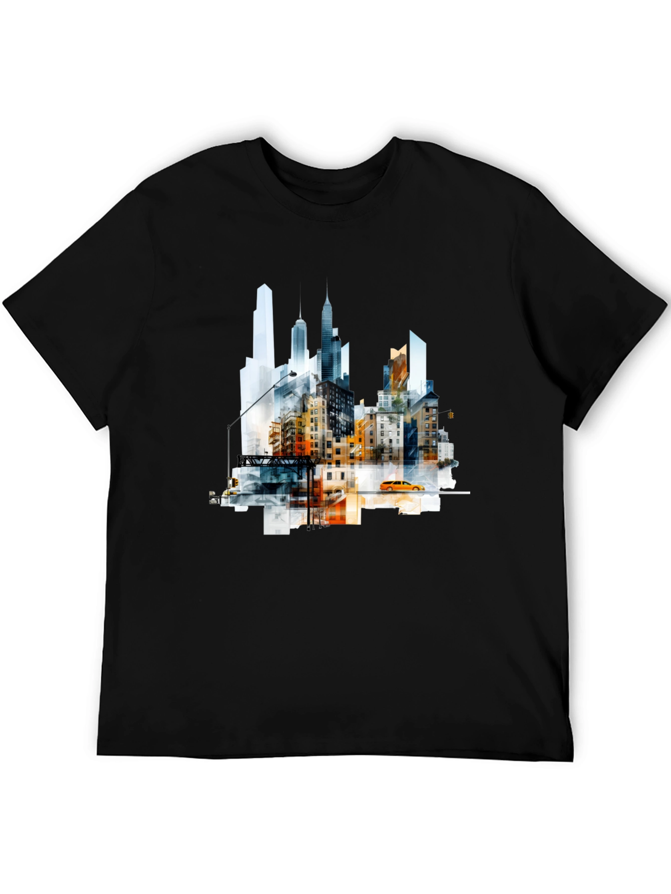 Urban Skyline Graphic Tee - Modern Cityscape Shirt
