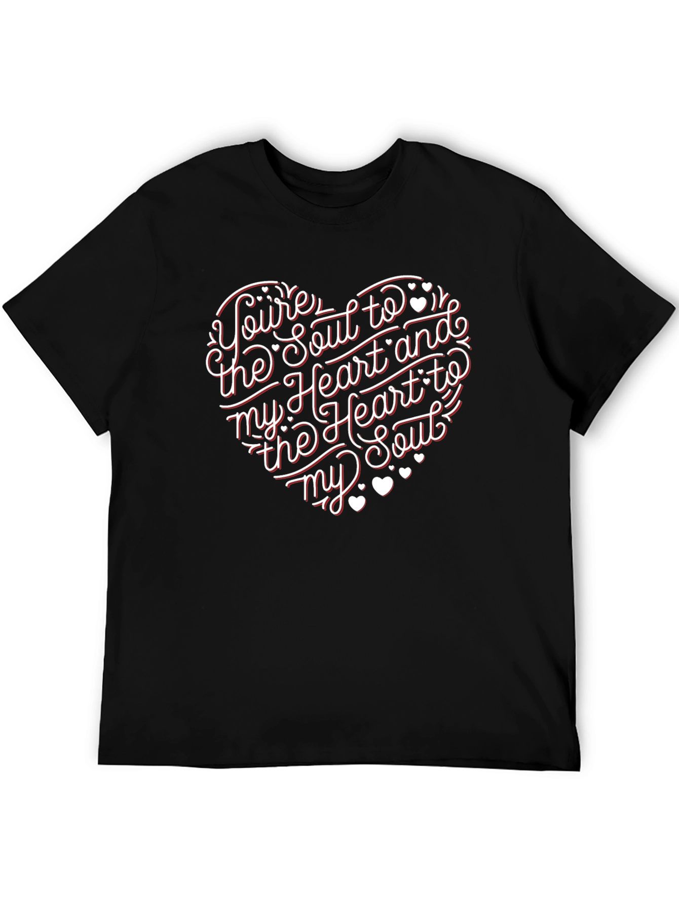 Soul to Heart T-Shirt - Romantic Graphic Tee