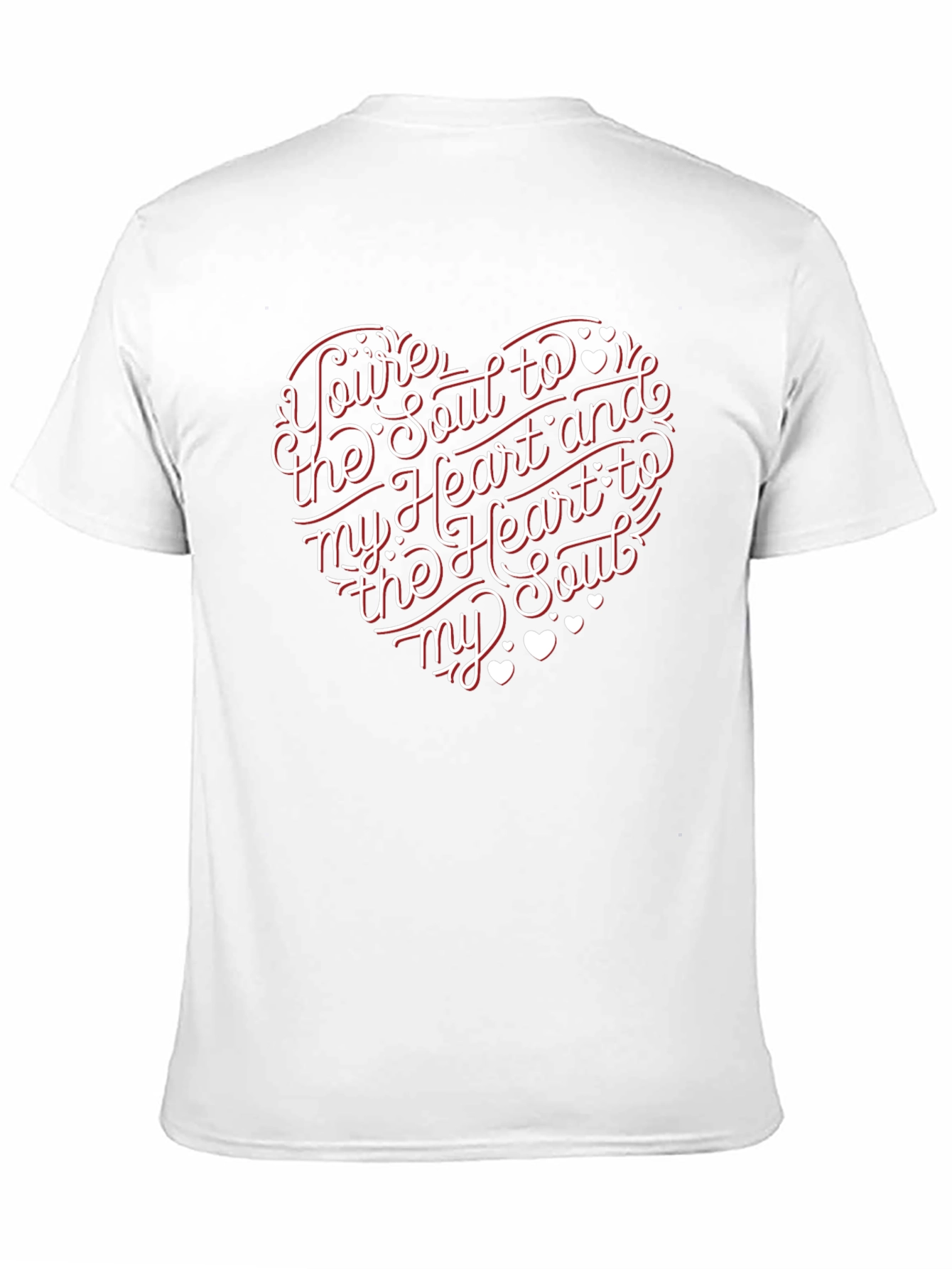 Soul to Heart T-Shirt - Romantic Graphic Tee
