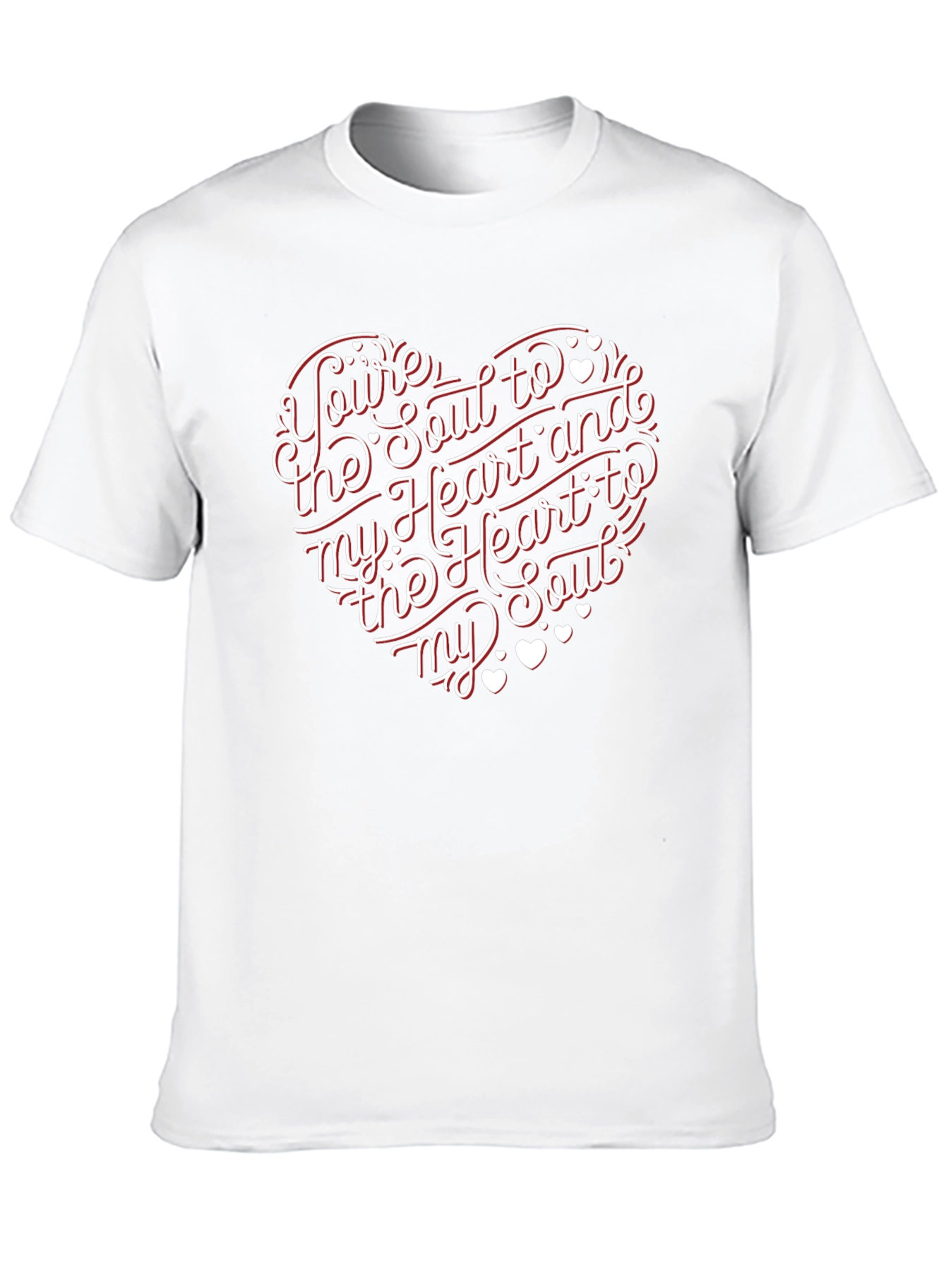 Soul to Heart T-Shirt - Romantic Graphic Tee