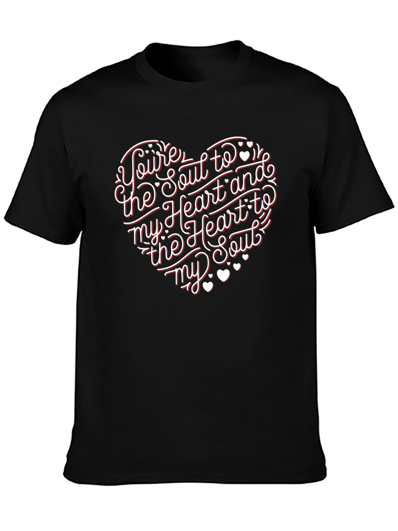 Soul to Heart T-Shirt - Romantic Graphic Tee