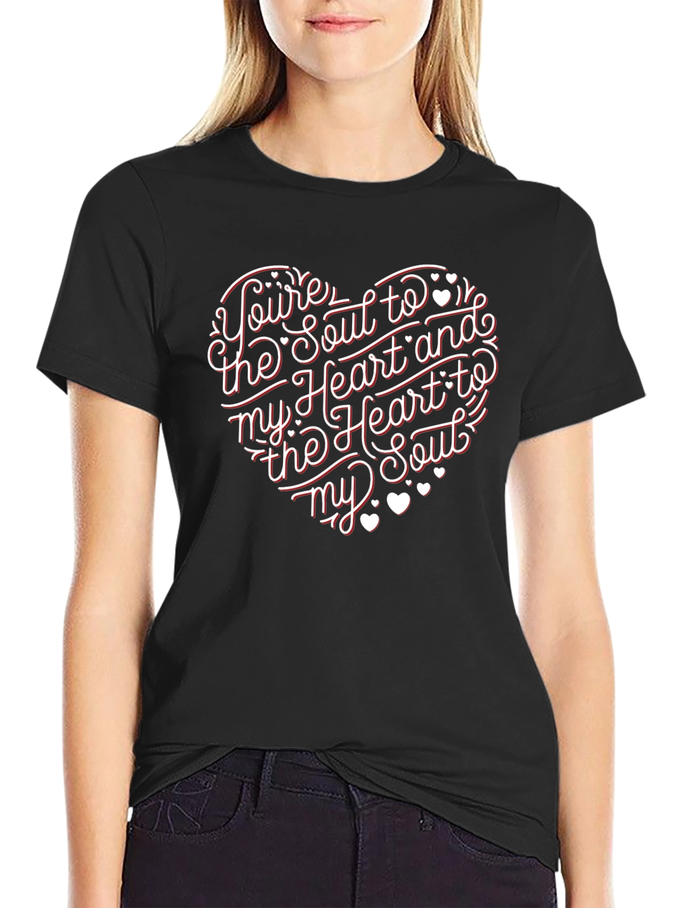 Soul to Heart T-Shirt - Romantic Graphic Tee