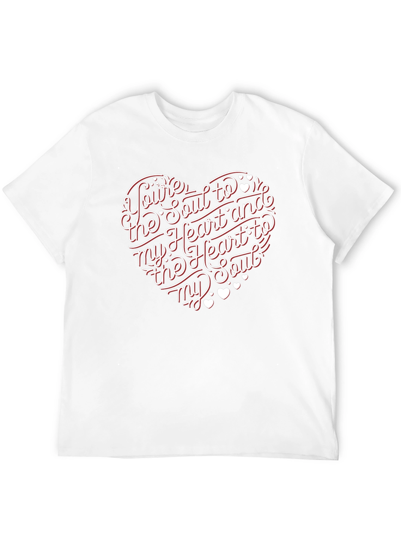 Soul to Heart T-Shirt - Romantic Graphic Tee