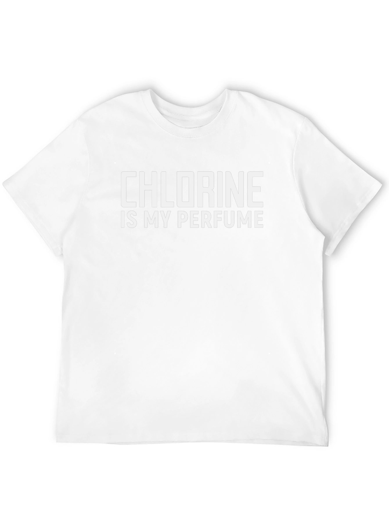 Chlorine is My Perfume Graphic T-Shirt - Black