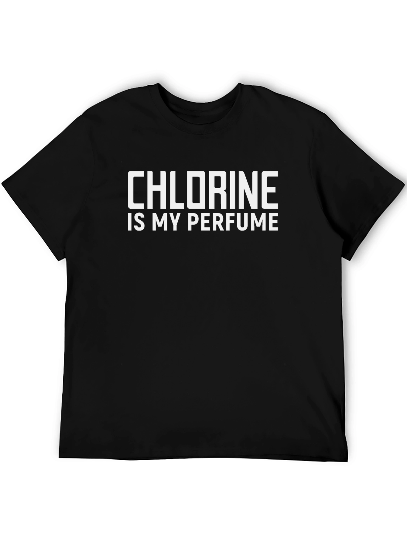 Chlorine is My Perfume Graphic T-Shirt - Black