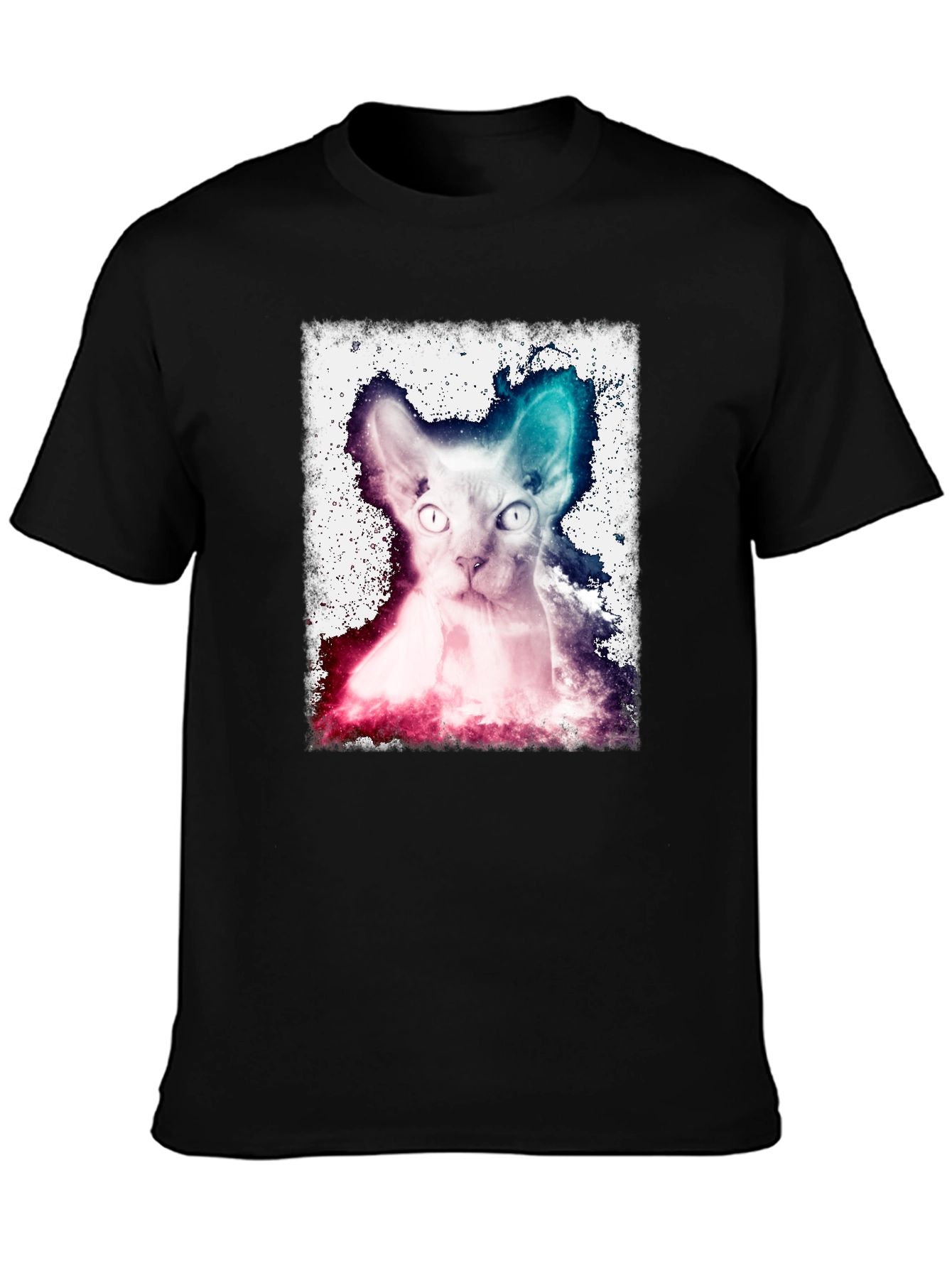 Galaxy Cat Graphic Tee - Unique Design