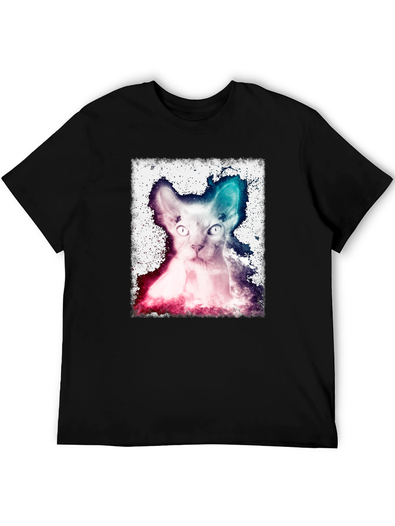 Galaxy Cat Graphic Tee - Unique Design
