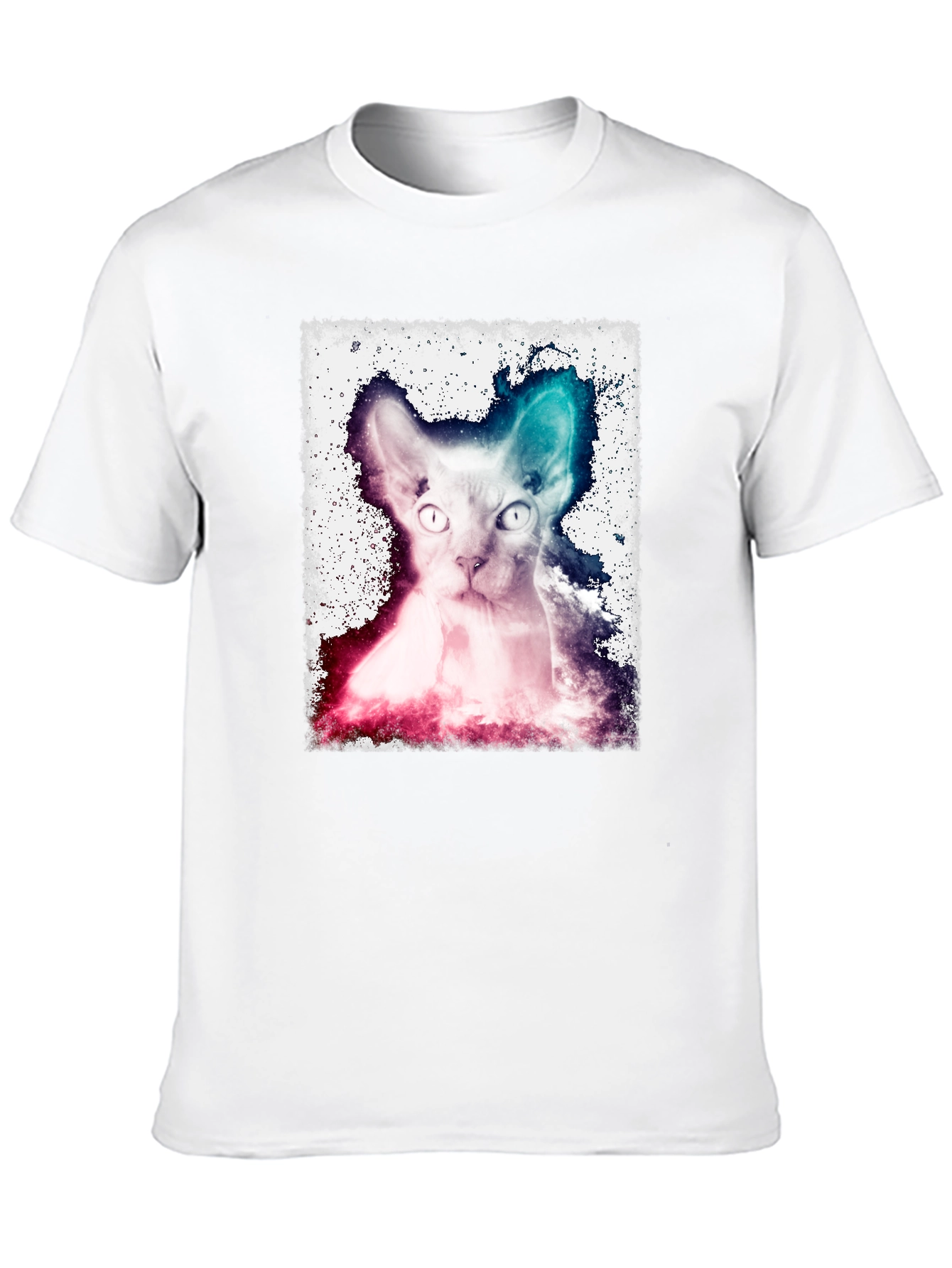 Galaxy Cat Graphic Tee - Unique Design